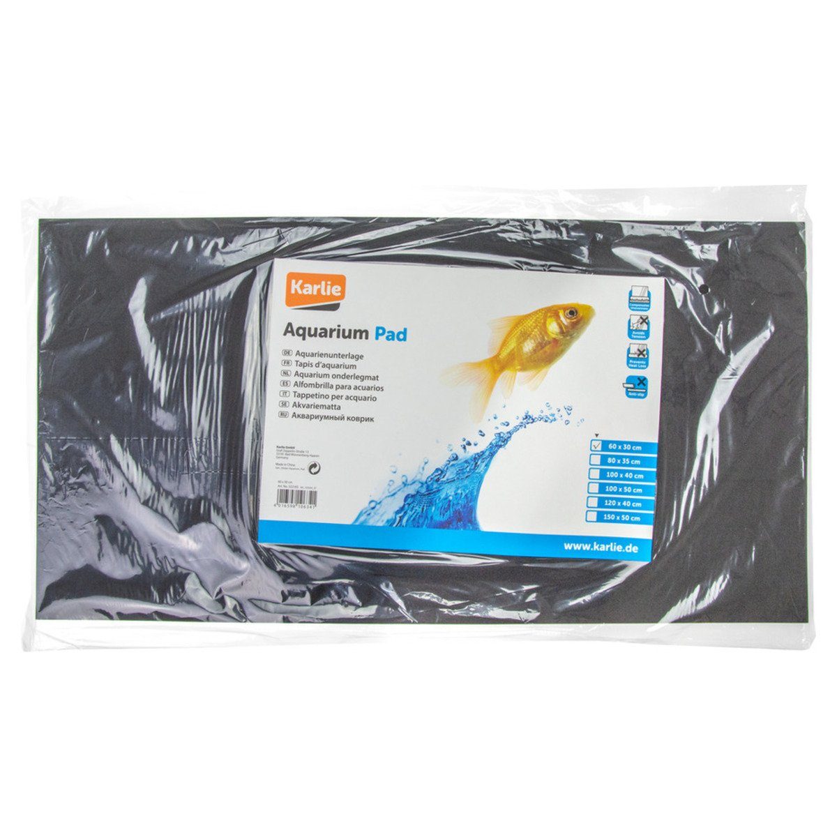 Aquarium Aquarienunterlage schwarz