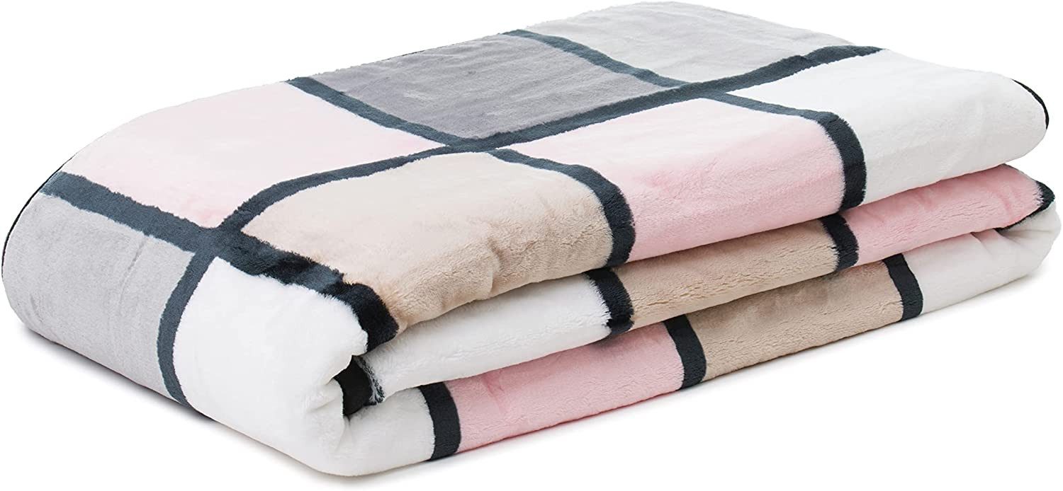 Wohndecke Antigua Cashmere Feeling Karo Kuscheldecke, günstig online kaufen