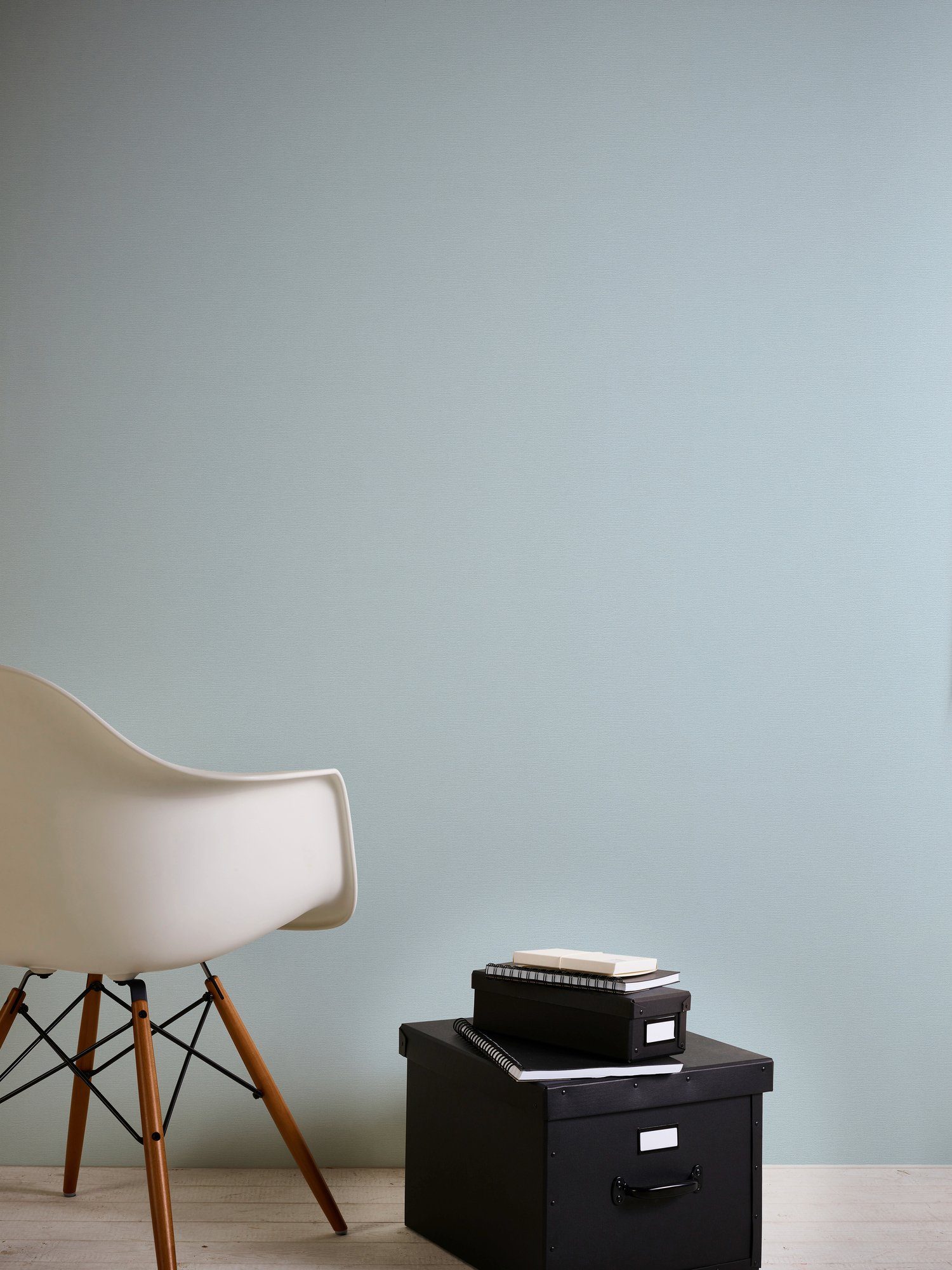 A.S. Création Vliestapete Greenery Uni, strukturiert, uni, Uni Tapete Einfarbig