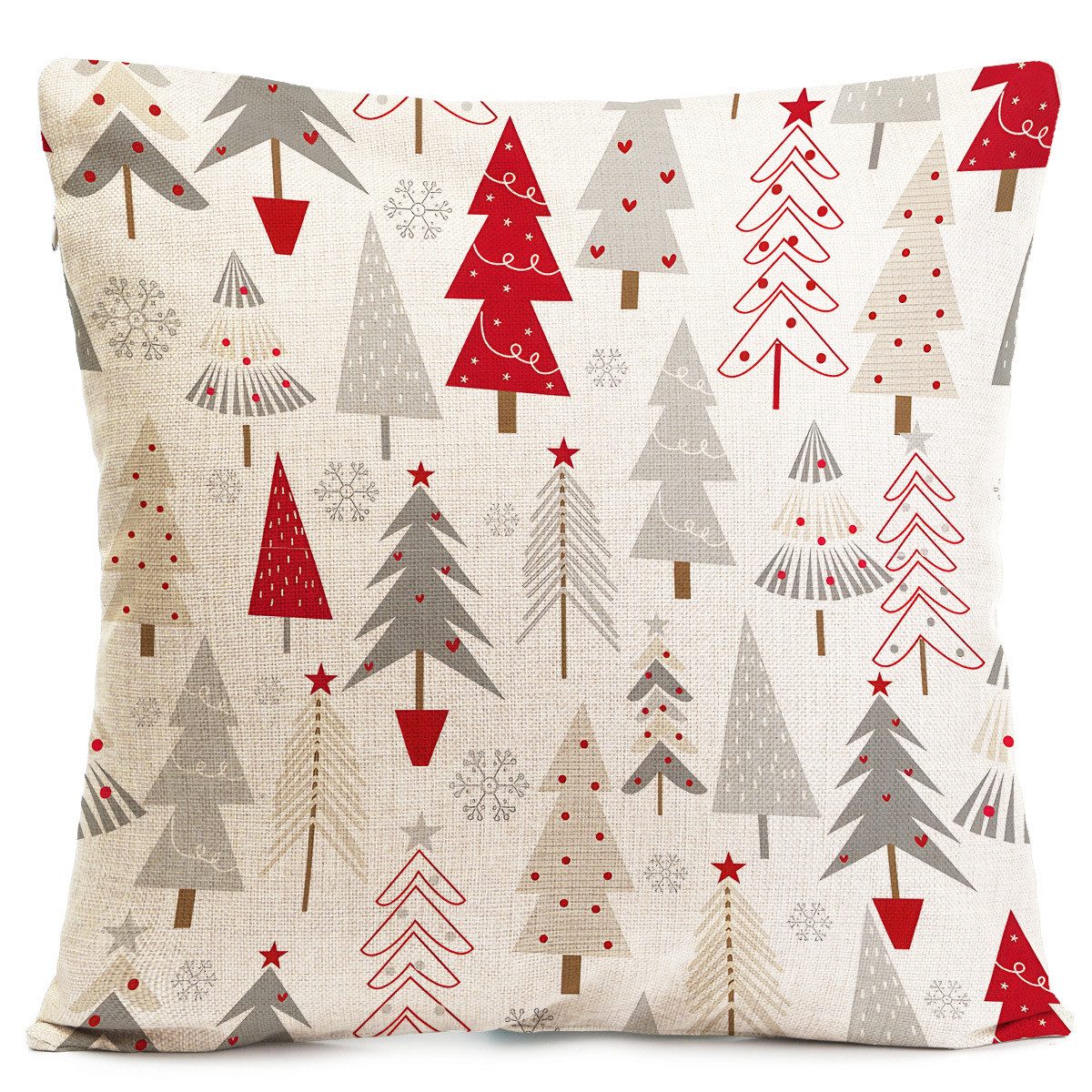 Coonoor Kissenbezug 2-teiliges Set Weihnachts-Kissenbezüge, 45×45 cm, (2 Stück)