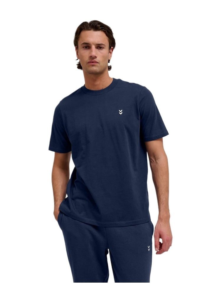 hummel T-Shirt hmlPULSE (Bio-Baumwolle) navyblau Herren günstig online kaufen