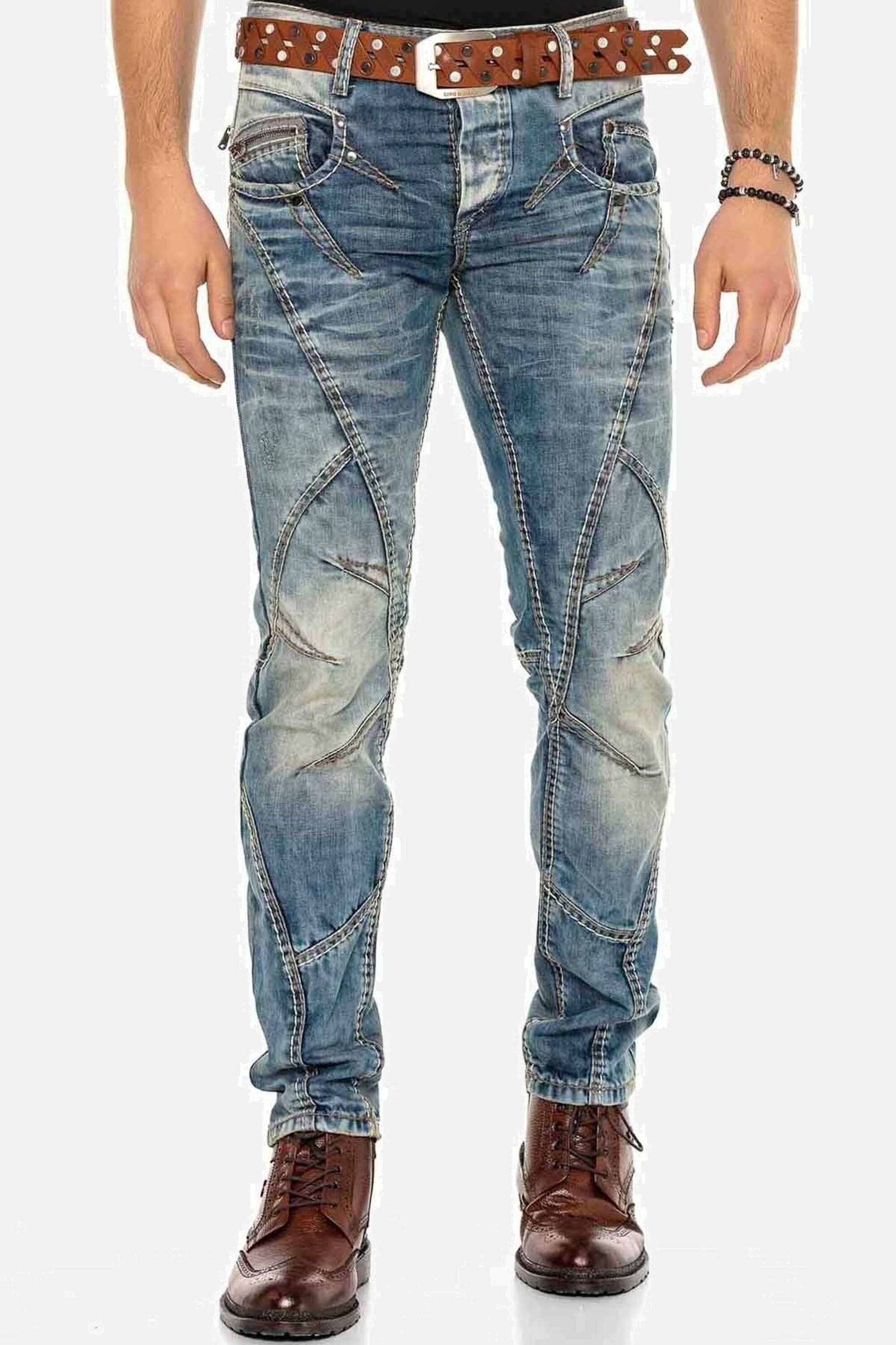 Cipo & Baxx Straight-Jeans Jeans in Straight-Fit, C-0894 günstig online kaufen