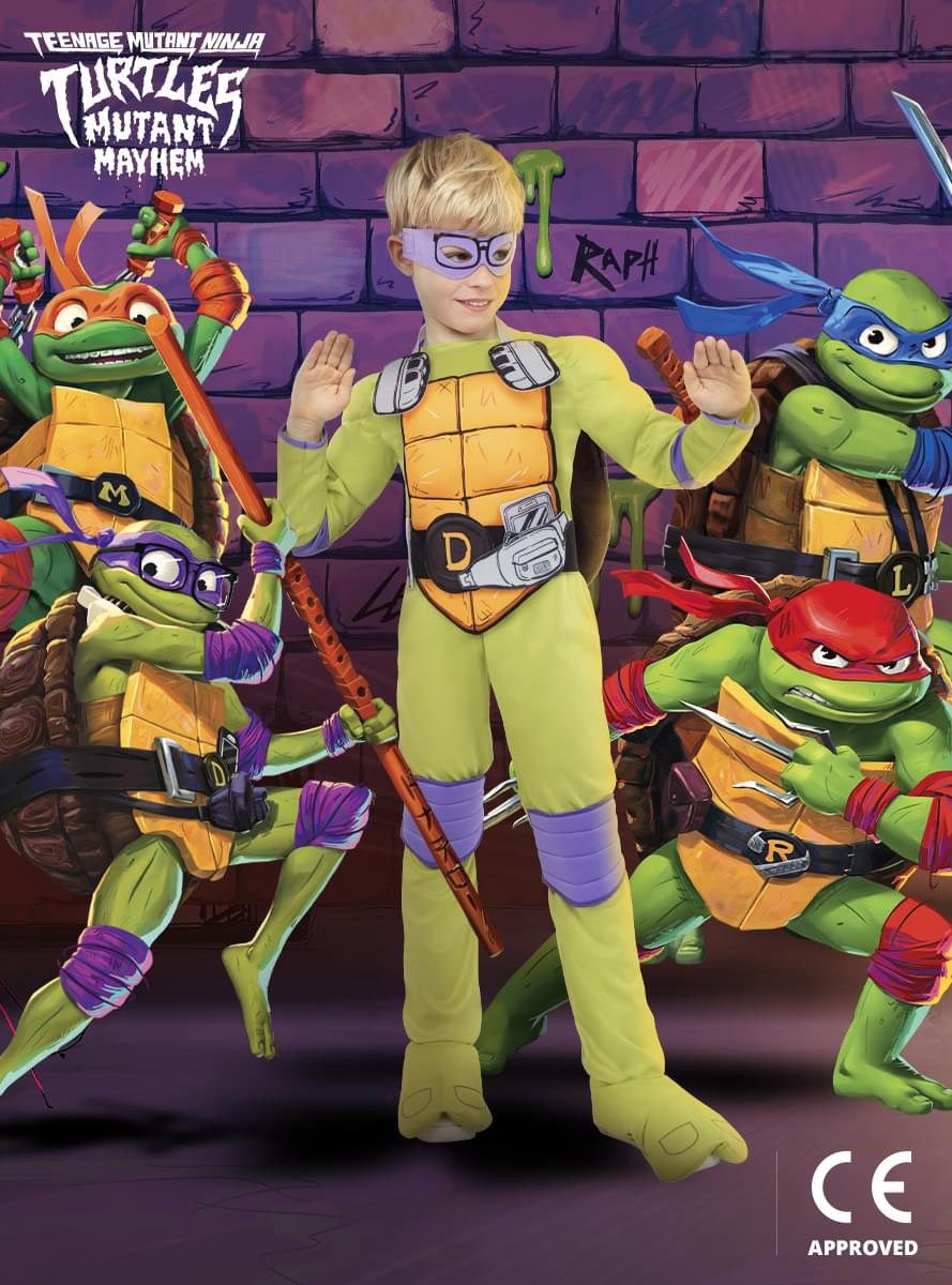 Metamorph Costume Teenage Mutant Ninja Turtles – Donatello Costume: With this costume, you mutate into a fighting turtle!