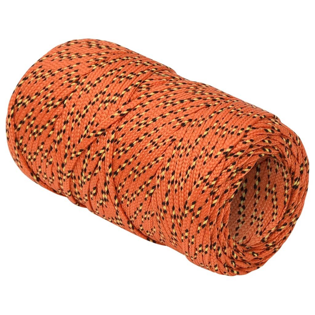 vidaXL Bootsseil Orange 2 mm 50 günstig online kaufen