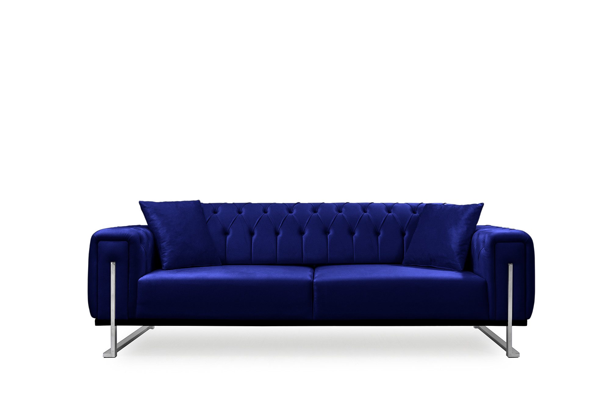 Palms-Store Sofa Valenci 6 Stoff-farben & 3 Kufen Farben, frei kombinierbar, mit Bettfunktion