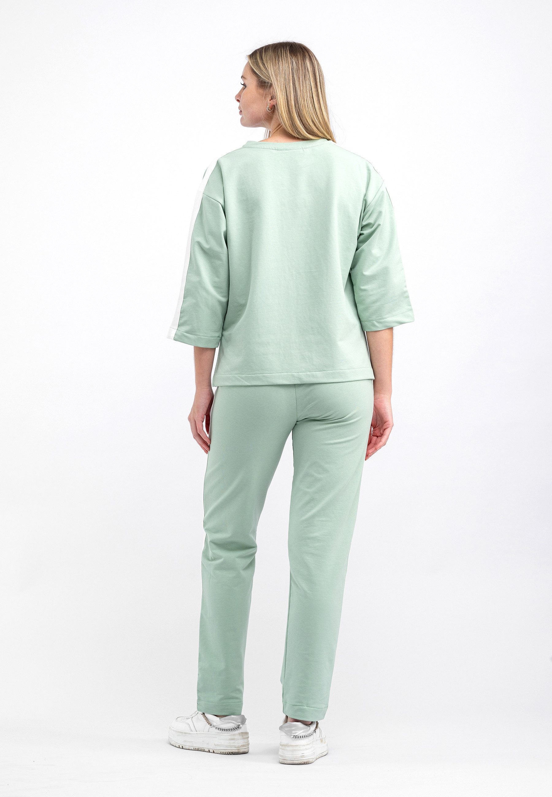 Tom Barron Trainingsanzug Two Color Tracksuit mit Be Kind At Mad You Beauti günstig online kaufen