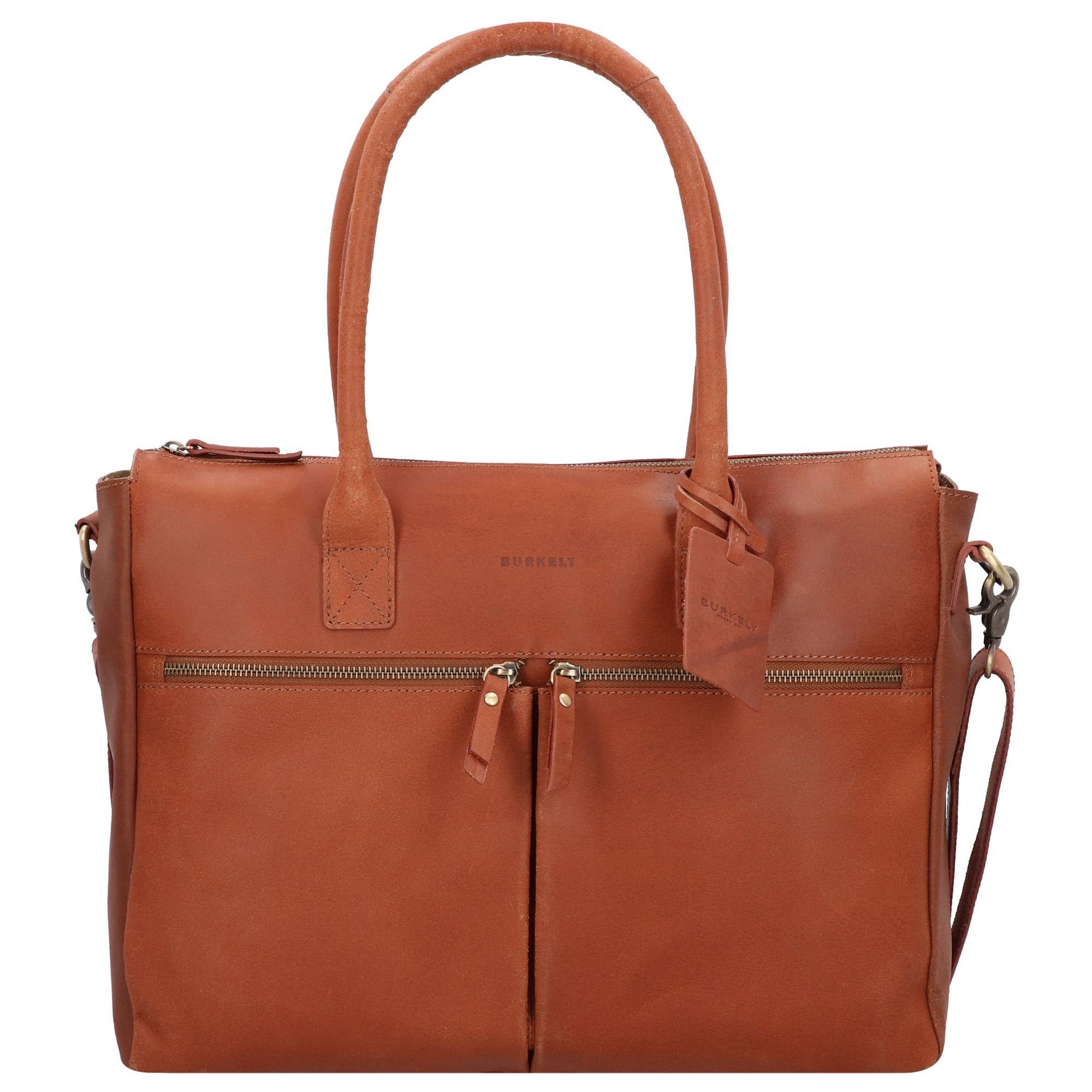 Burkely Schultertasche Vintage, Leder