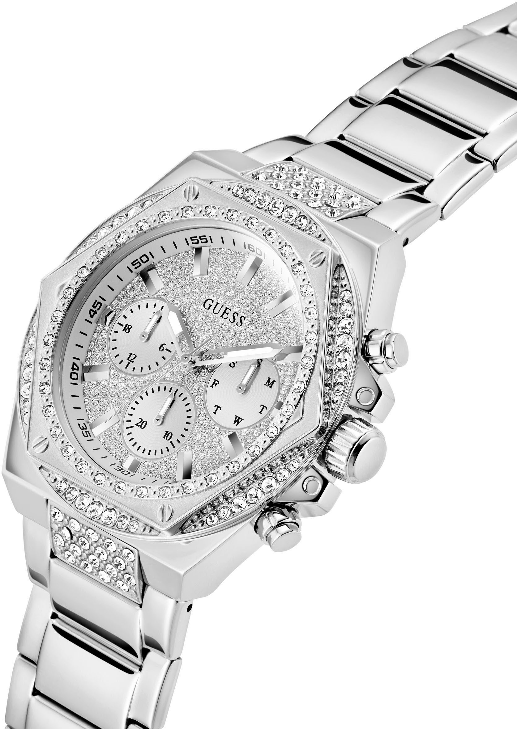Guess Multifunktionsuhr FURY GW0899G1, Quarzuhr, Armbanduhr, Herrenuhr, Dat günstig online kaufen