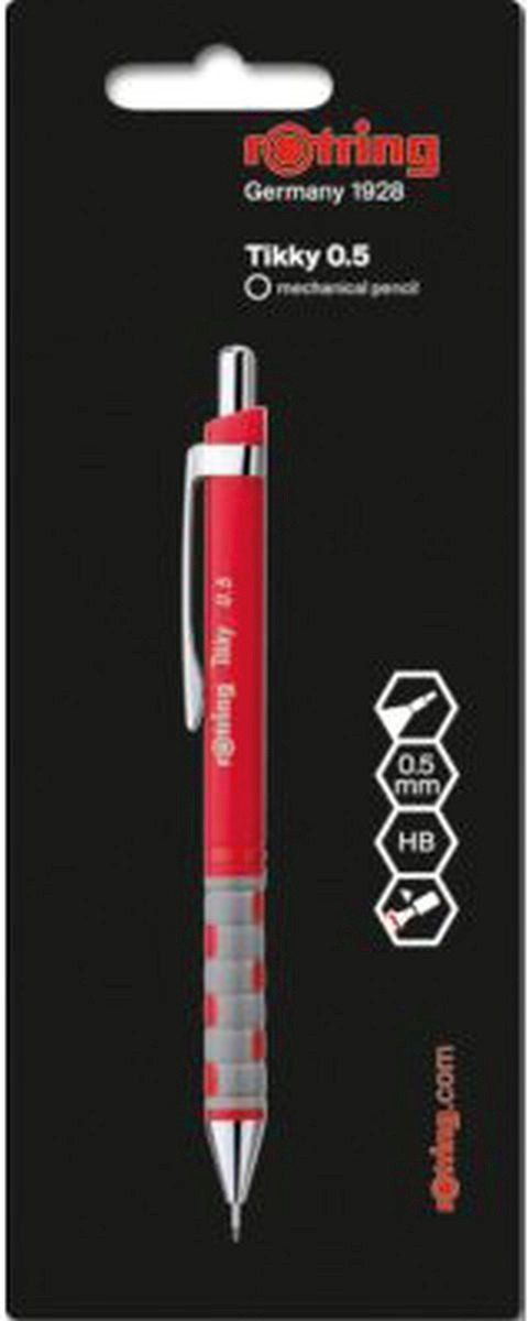 ROTRING Bleistift Feinminenbleistift Tikky Redesign 0,5mm HB schwarz + Minendose