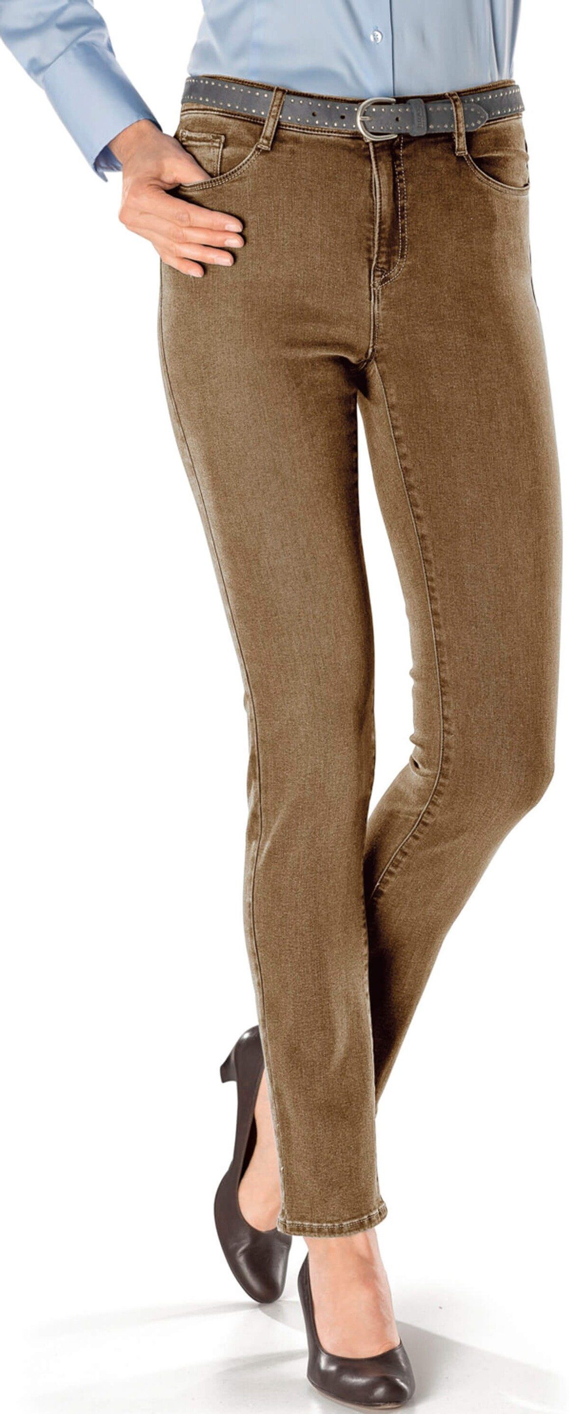 Brax Regular-fit-Jeans BRAX Джинси Mary sand Slim Fit 5-Pocket-Form