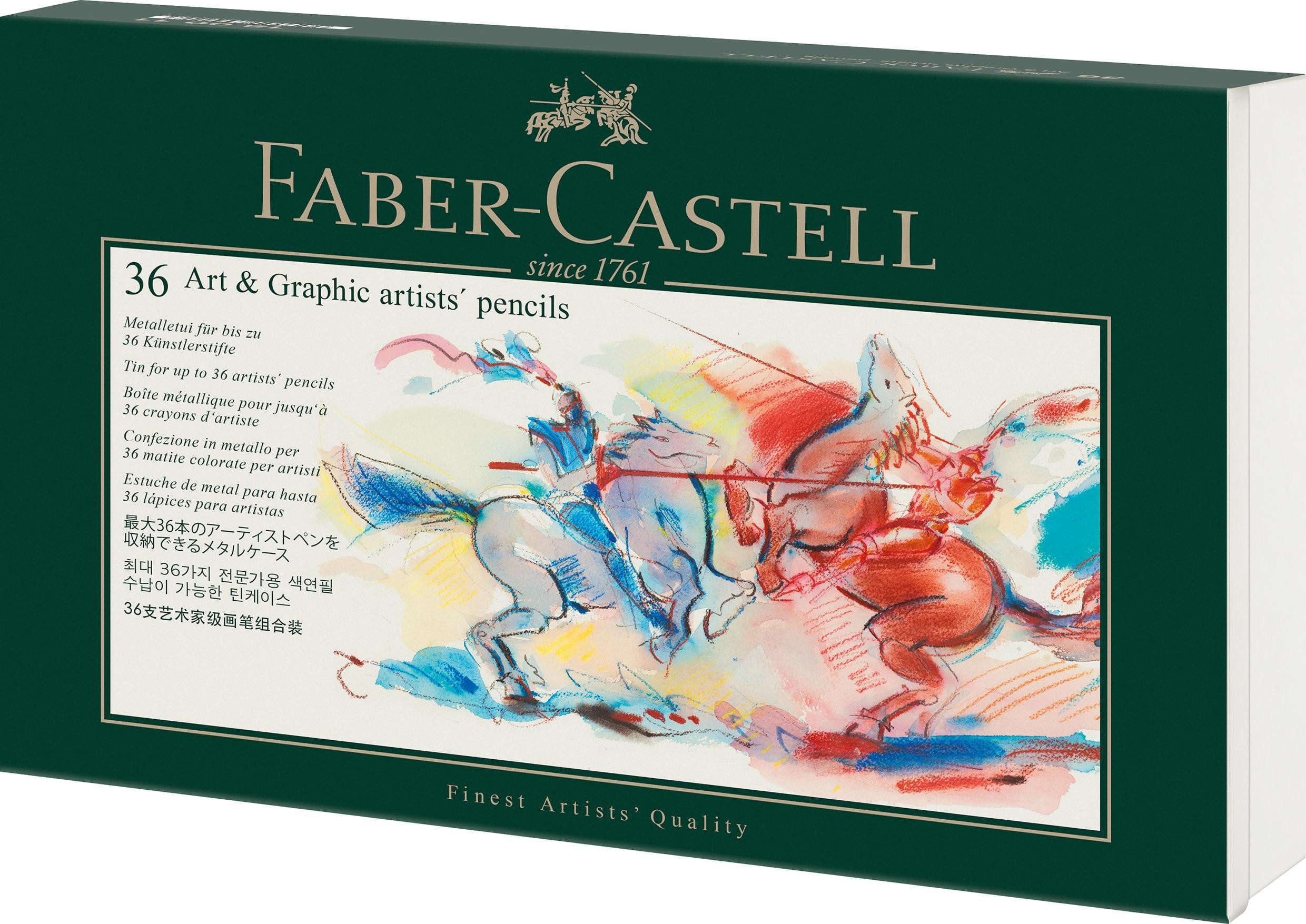 Faber-Castell Federmäppchen Faber Castell Metalletui leer Art & Graphic