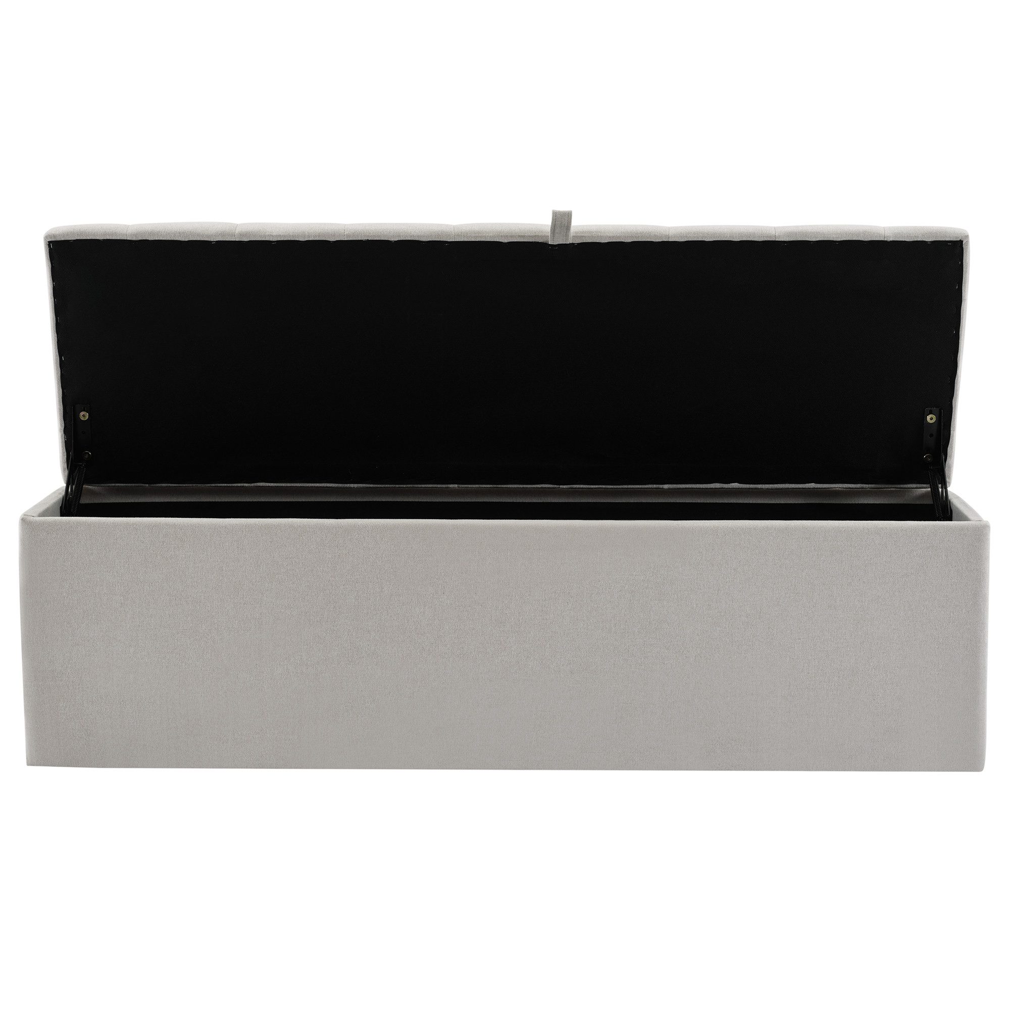BlingBin Bettbank Polsterbank mit Stauraum und Deckel auch als Garderobenbank geeignet (1er Set, 1-St., 1pcs), Truhenbank, Aufbewahrungsbank für Wohnzimmer, Sch – Bild 4 von 5
