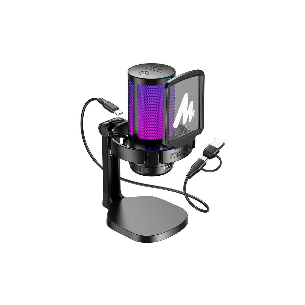 Maono Streaming-Mikrofon Maono DGM20 USB Gaming Mikrofon