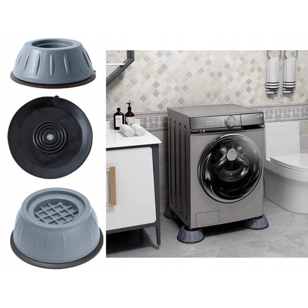 RACEL Vibrationsdämpfer Vibrationsdämpfer Waschmaschine Füße Anti Vibration Set 4 Stück, (Set, 1-St., 4-er Set), Geräuschreduzierend, stabil
