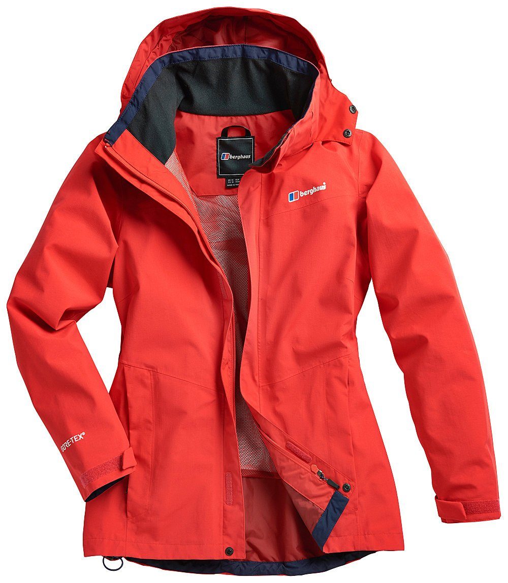 Berghaus Regenjacke Wasser- und winddichtes sowie atmungsaktives GORE-TEX-Gewebe