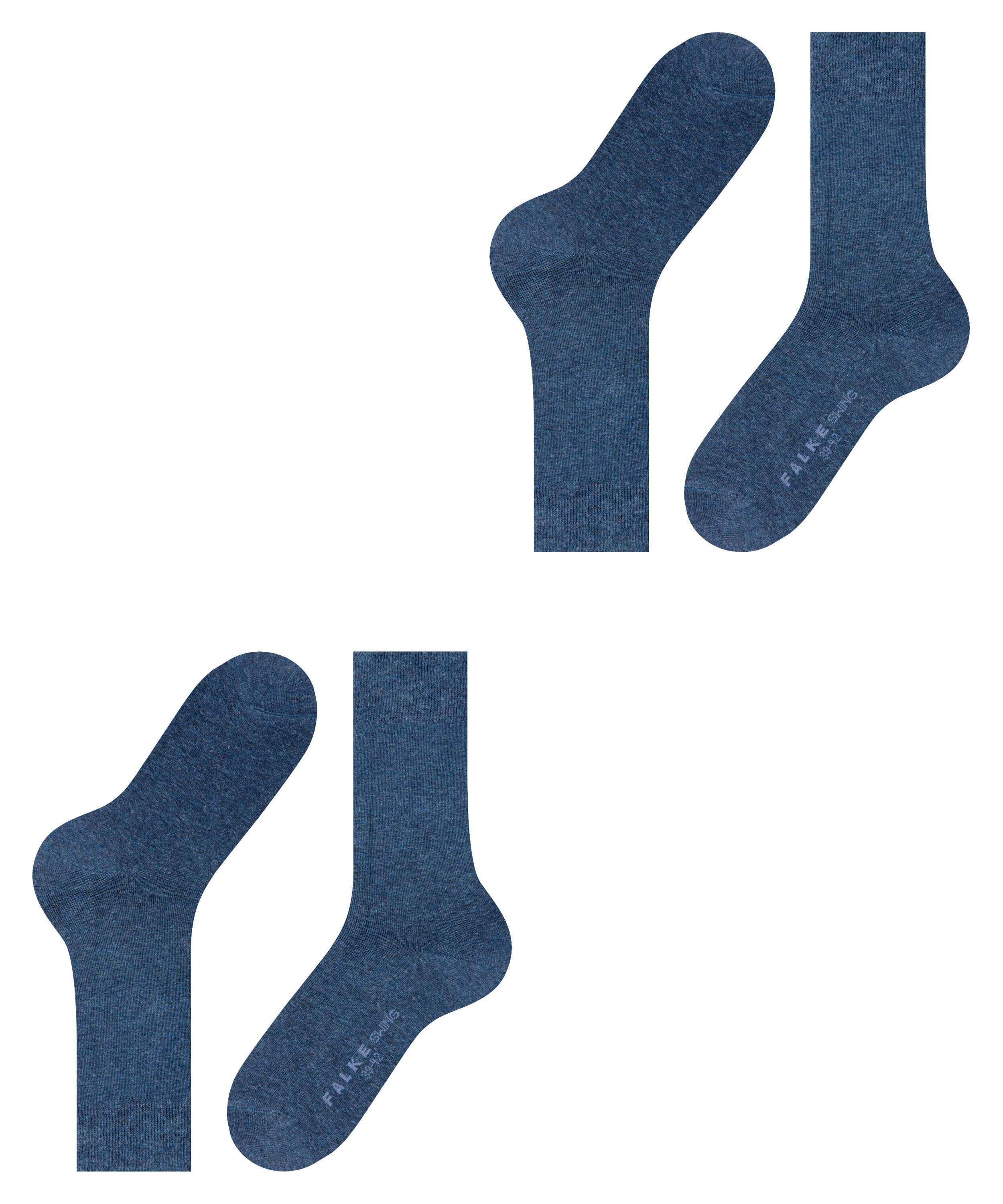 FALKE Socken FALKE Swing 2-Pack Herren (2-Paar) mit angenehmer Baumwolle – Bild 5 von 5