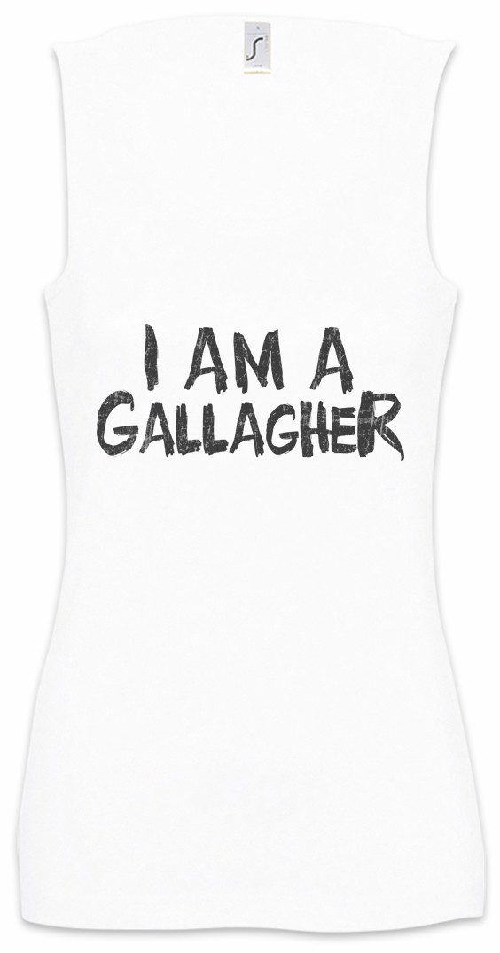 Tanktop I Am A Gallagher Ärmelloses Damen T-Shirt Ian Lip Philipp Ian