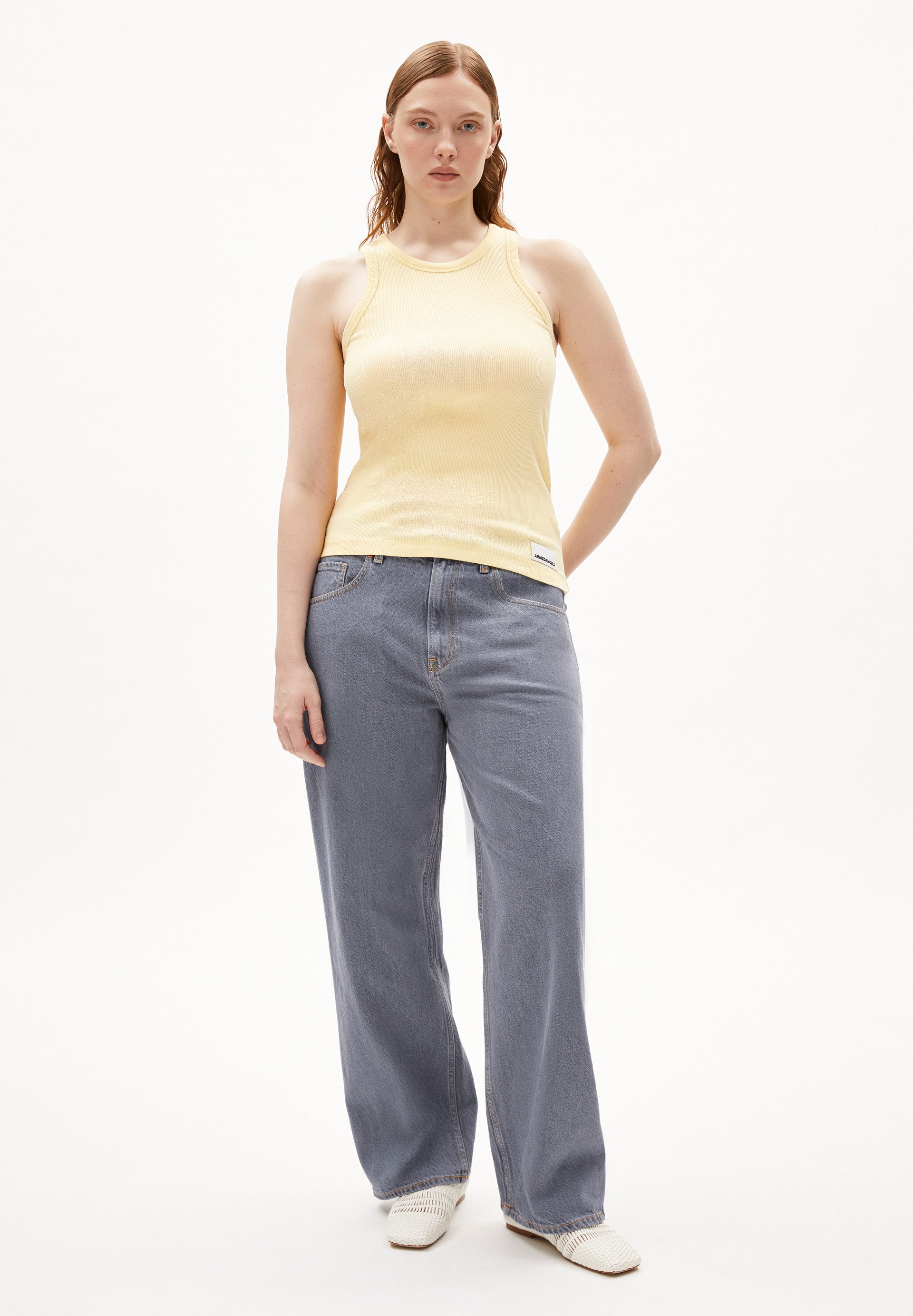 Armedangels Shirttop KANITAA Ripp-Top aus Bio-Baumwoll günstig online kaufen
