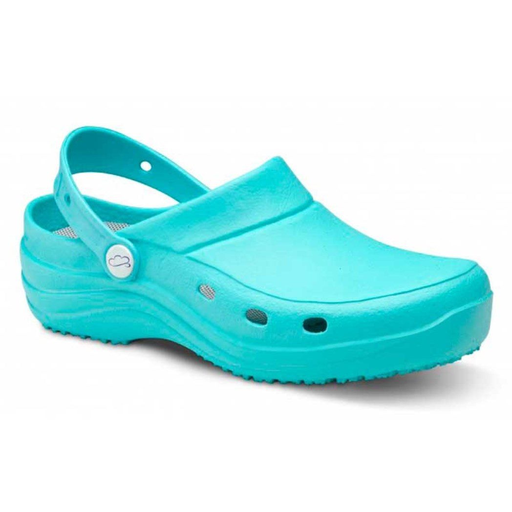 Feliz Caminar Clogs Berufsschuhe Sirocos Aqua Marina rutschfest mit Einlege günstig online kaufen
