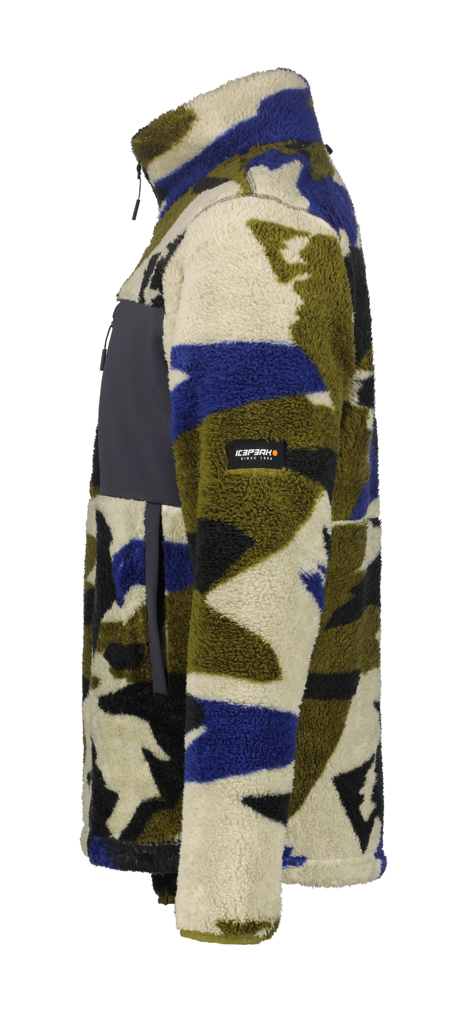 Icepeak Fleecepullover ICEPEAK CRARY mit Kängurutasche, aus Polyester, auch in großen Größen