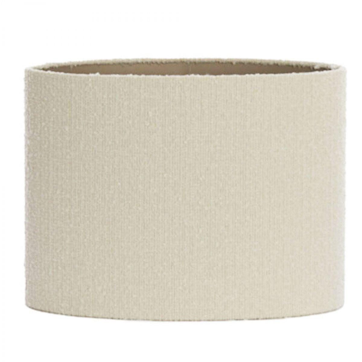 Light & Living Lampenschirm Lampenschirm Oval Bolero Weiß (38x17,5x28cm)