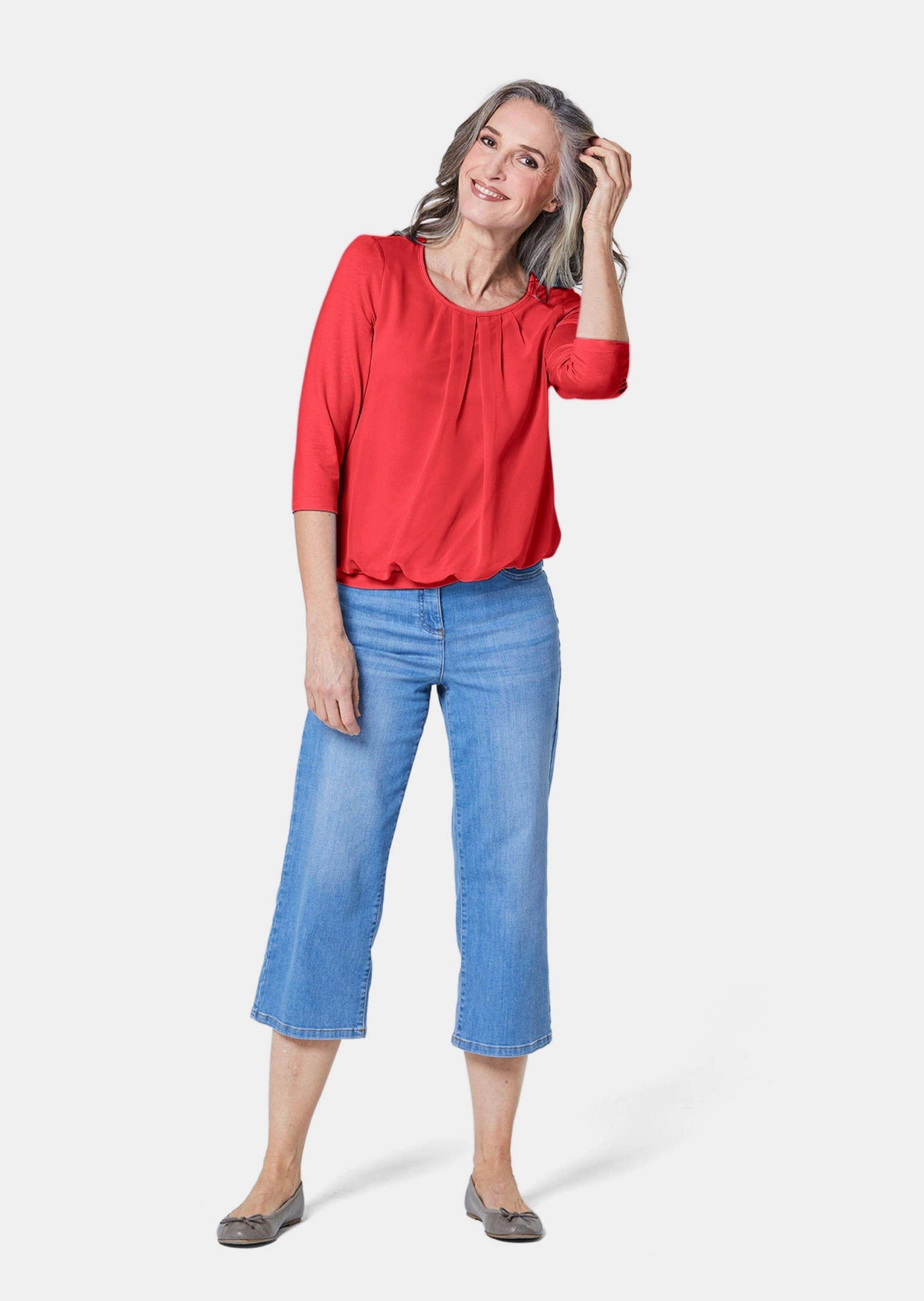 GOLDNER Shirtbluse Gepflegtes Shirt in eleganter günstig online kaufen