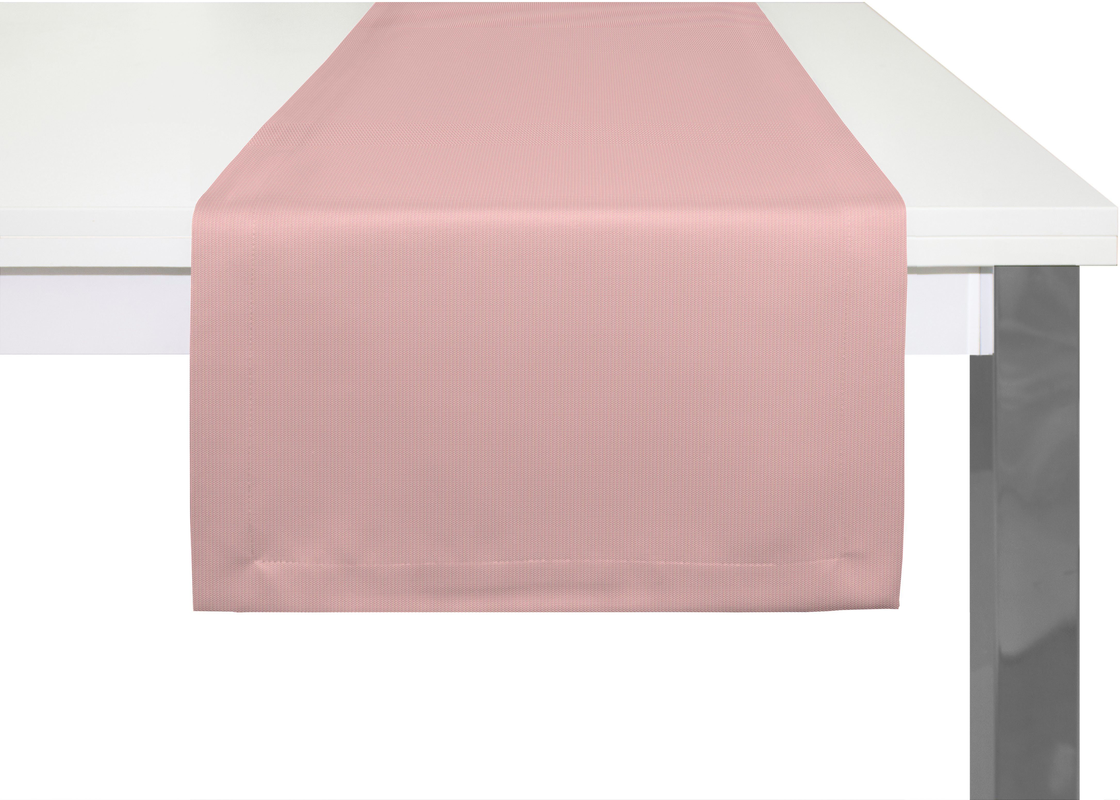 Adam Tischläufer Uni Collection, nachhaltig rosa