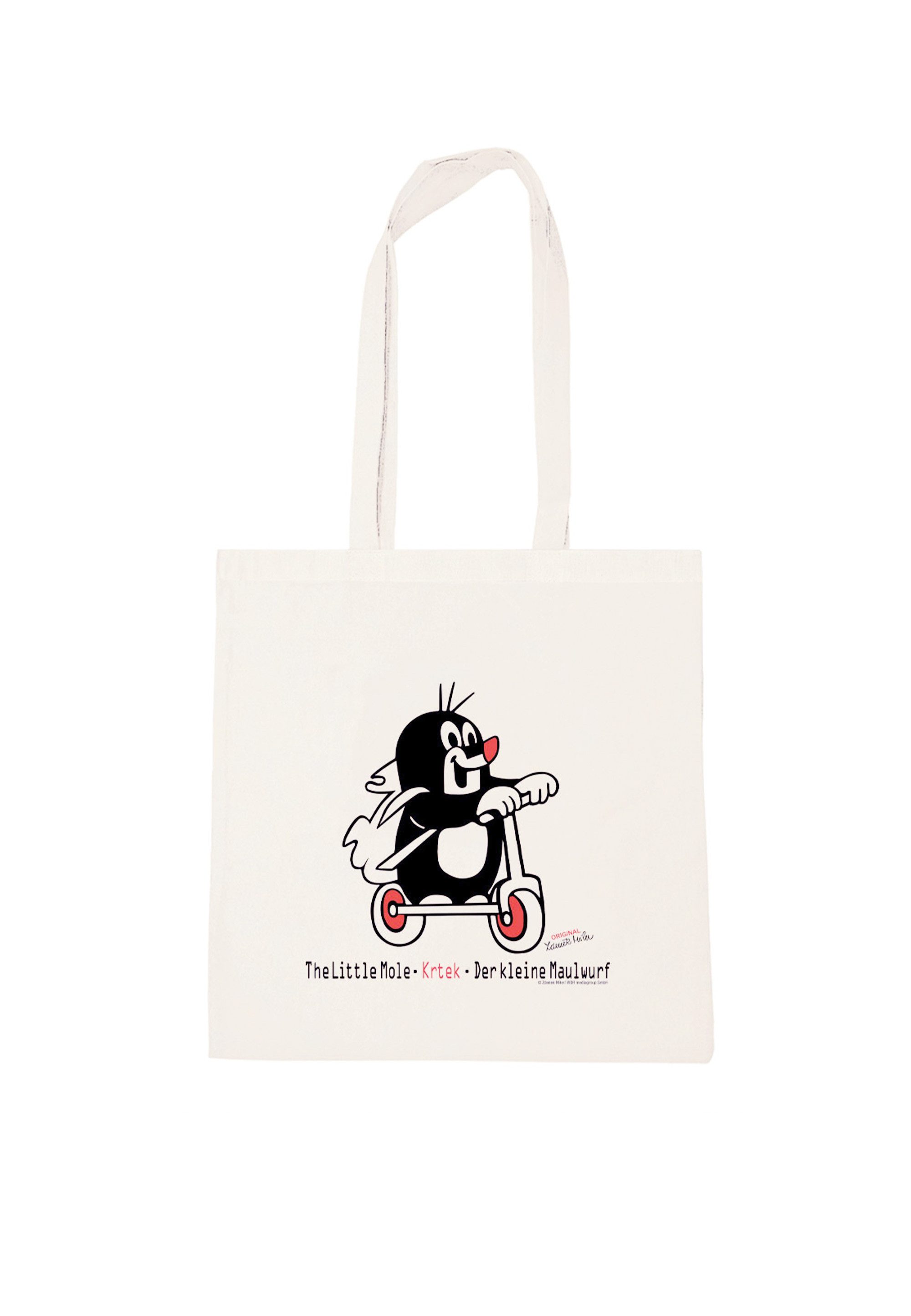 LOGOSHIRT Henkeltasche Baumwolltasche Der kleine Maulwurf, mit coolem Motiv günstig online kaufen