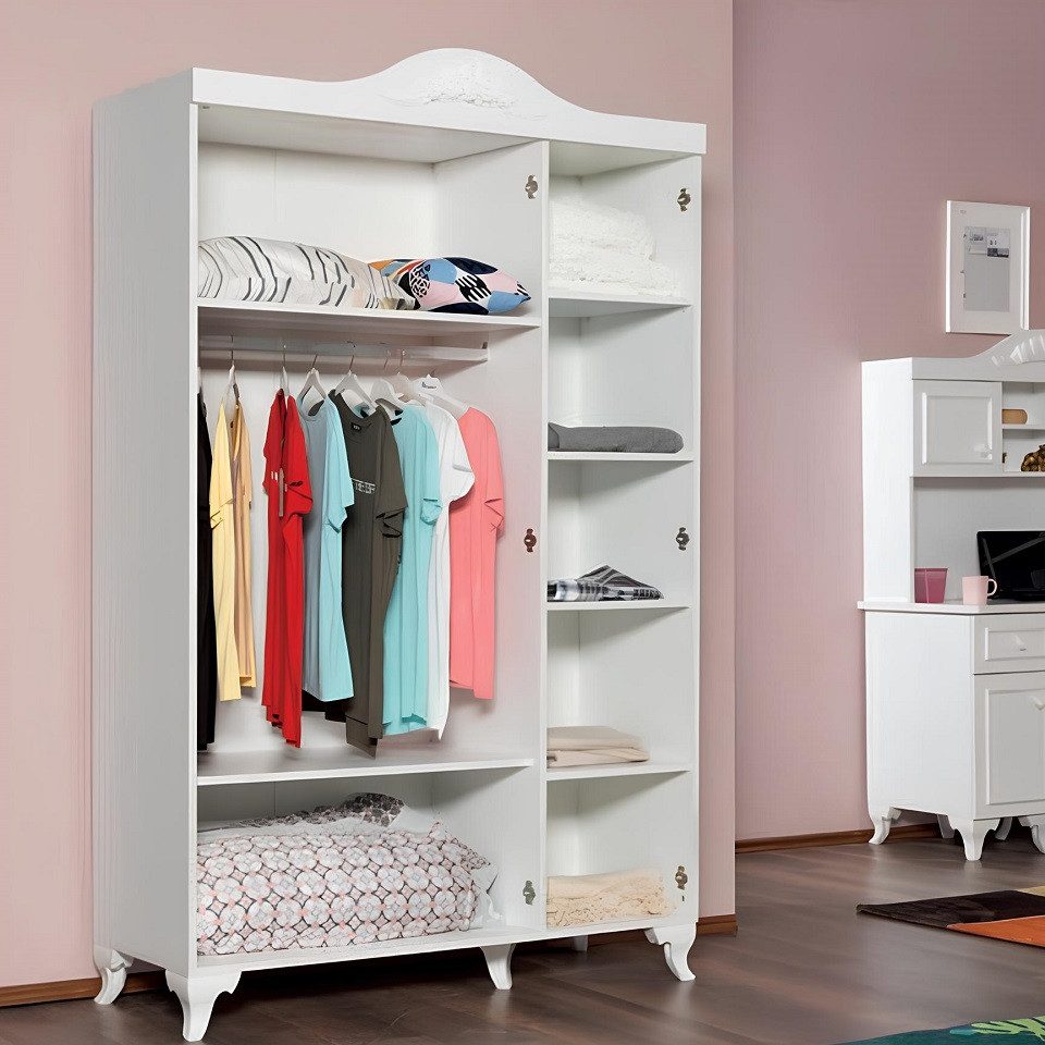 Xlmoebel Jugendzimmer-Set Teenager Schlafzimmer im Landhausstil mit hochwertiger Verarbeitung, (5-tlg., Schlafzimmer-Set), Hergestellt in Europa