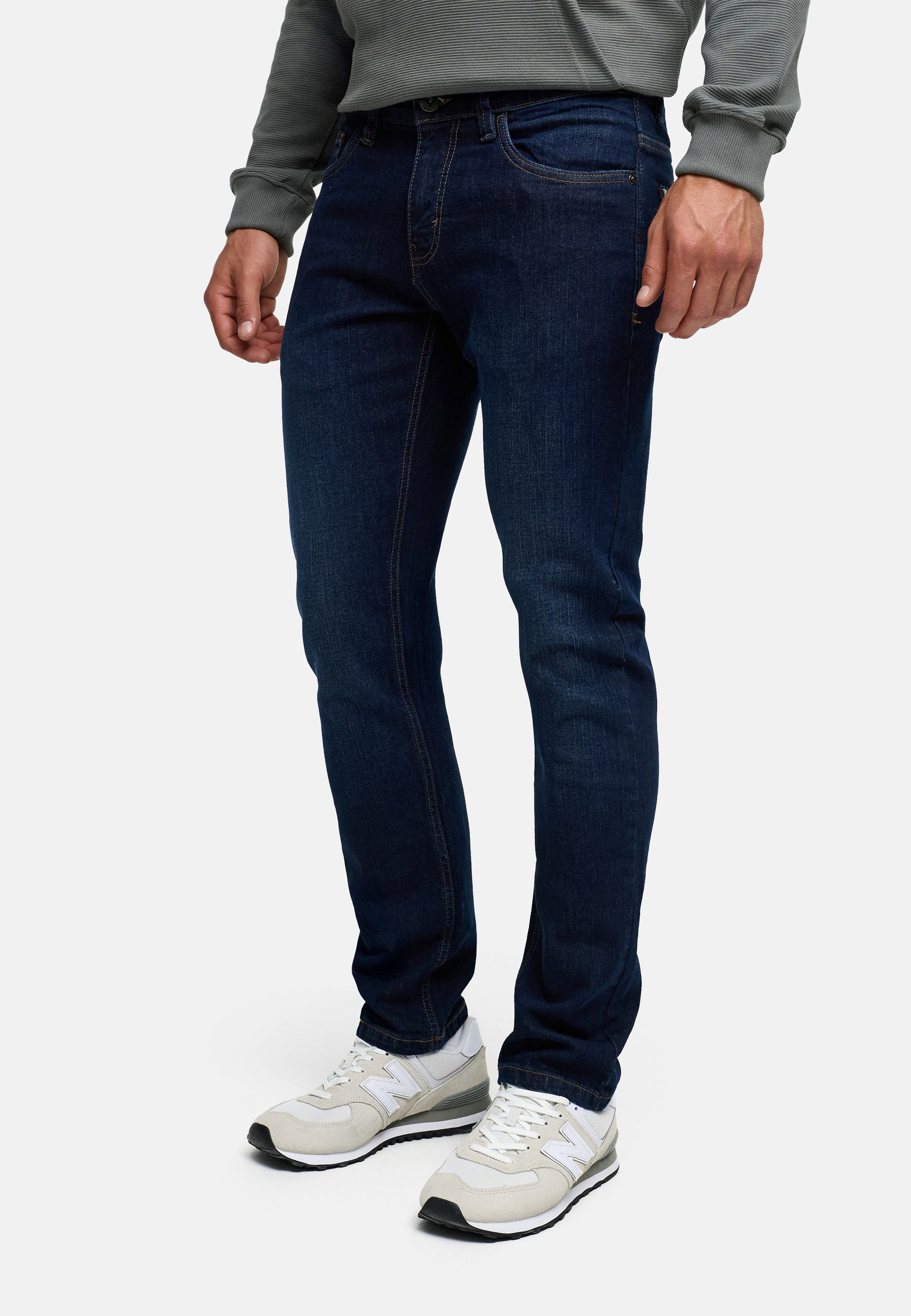 INDICODE Regular-fit-Jeans Herren INPartin Jeanshose 5 Pocket aus Baumwolle und 5 Taschen – Bild 3 von 5