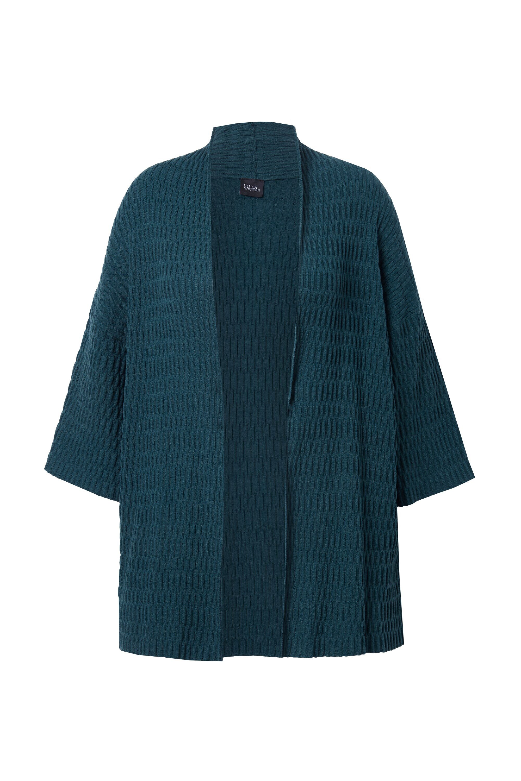 Ulla Popken Strickjacke Strickjacke Strukturstrick Oversized günstig online kaufen