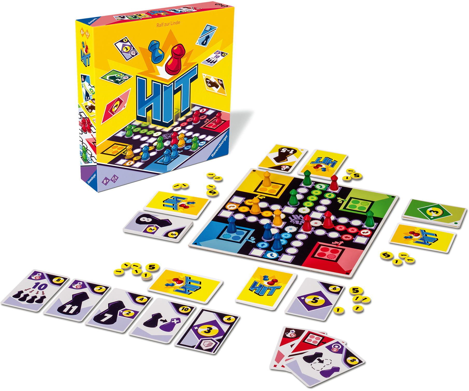 Ravensburger Spiel Familienspiel Wettlaufspiel HIT 22456