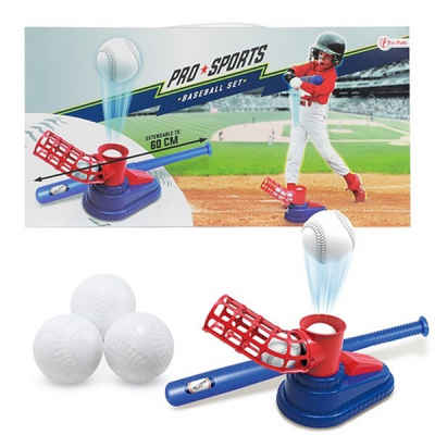 Toi-Toys Spiel, Pro Sports Baseballtrainer Ballshooter und Schläger