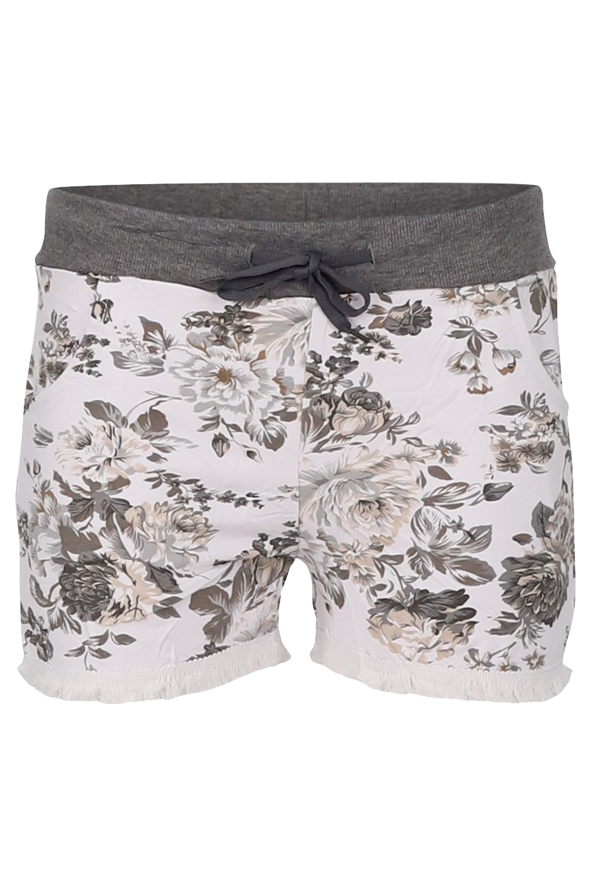 malito more than fashion Шортики 2333 kurze Sommer Short mit floralem Print