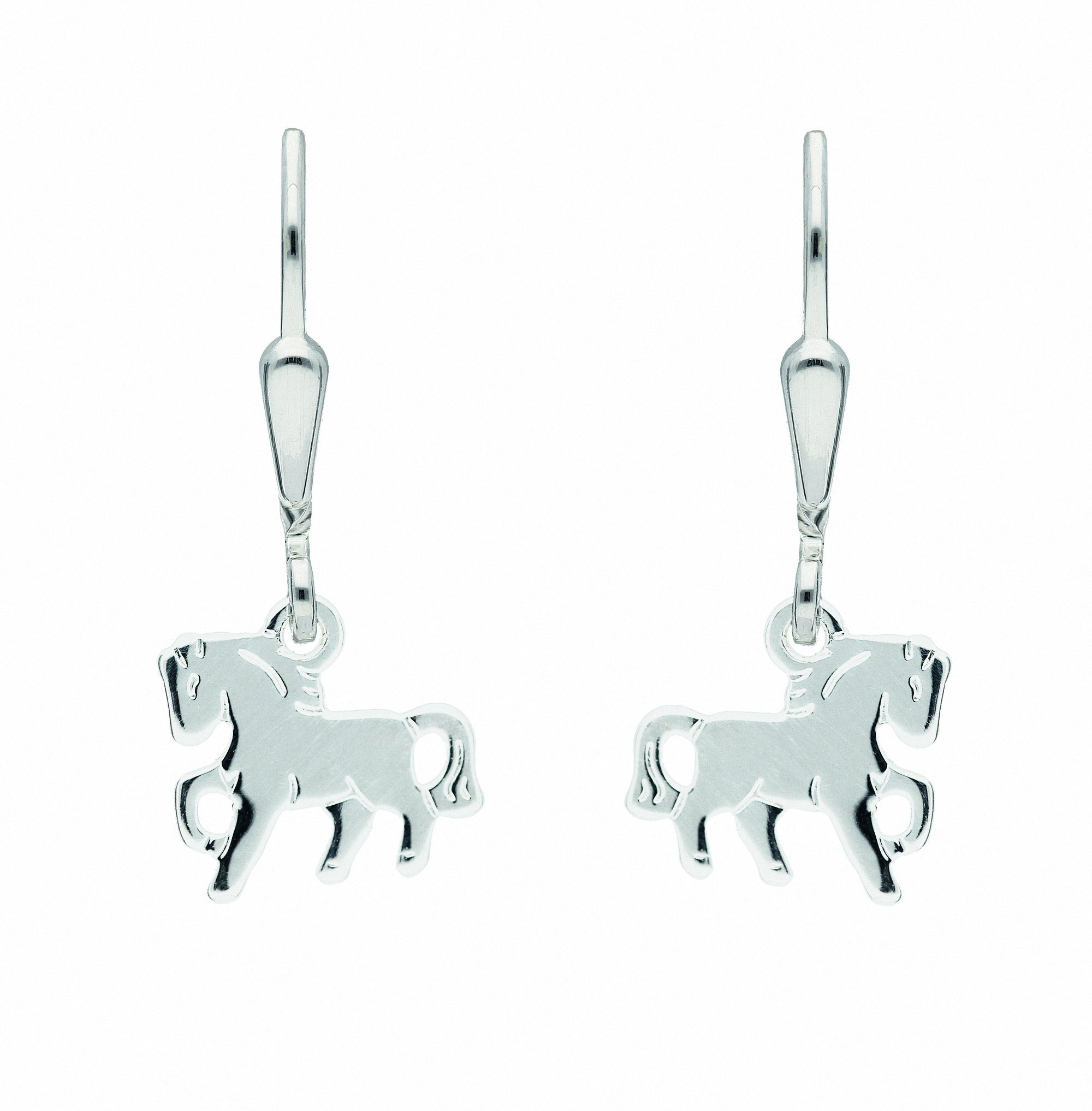 Adelia´s Paar Ohrhänger 1 Paar 925 Silber Ohrringe / Ohrhänger Tiermotive, 925 Sterling Silber Silberschmuck für Damen