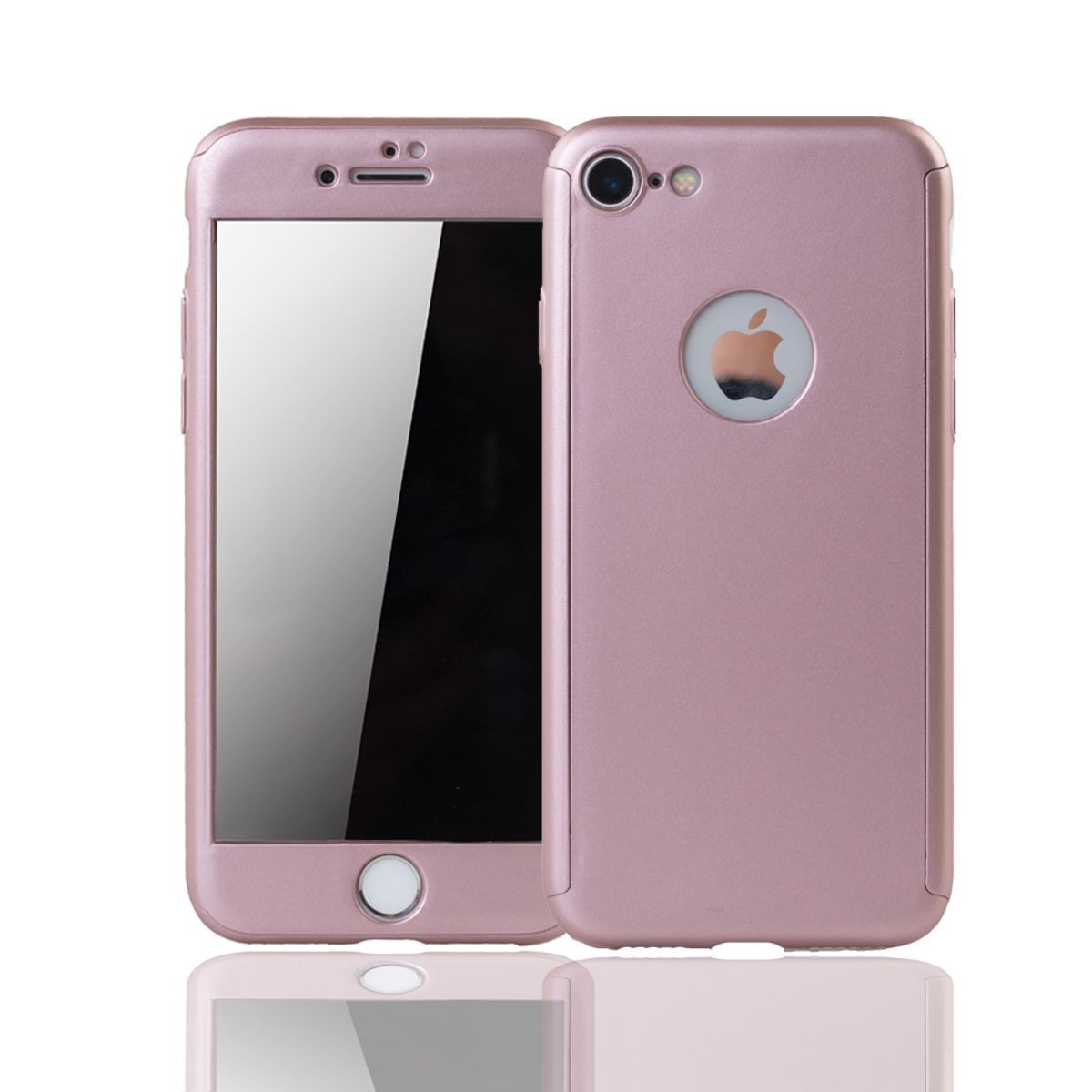 König Design Handyhülle Apple iPhone 8, Apple iPhone 8 Handyhülle Backcover Rosa