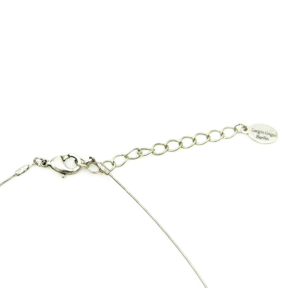 Sergio Engel Collier India antik Kette 02 mit farbenfrohem medaillonartigem Anhänger (Set, 2-tlg., inkl. Schmuckanhänger)