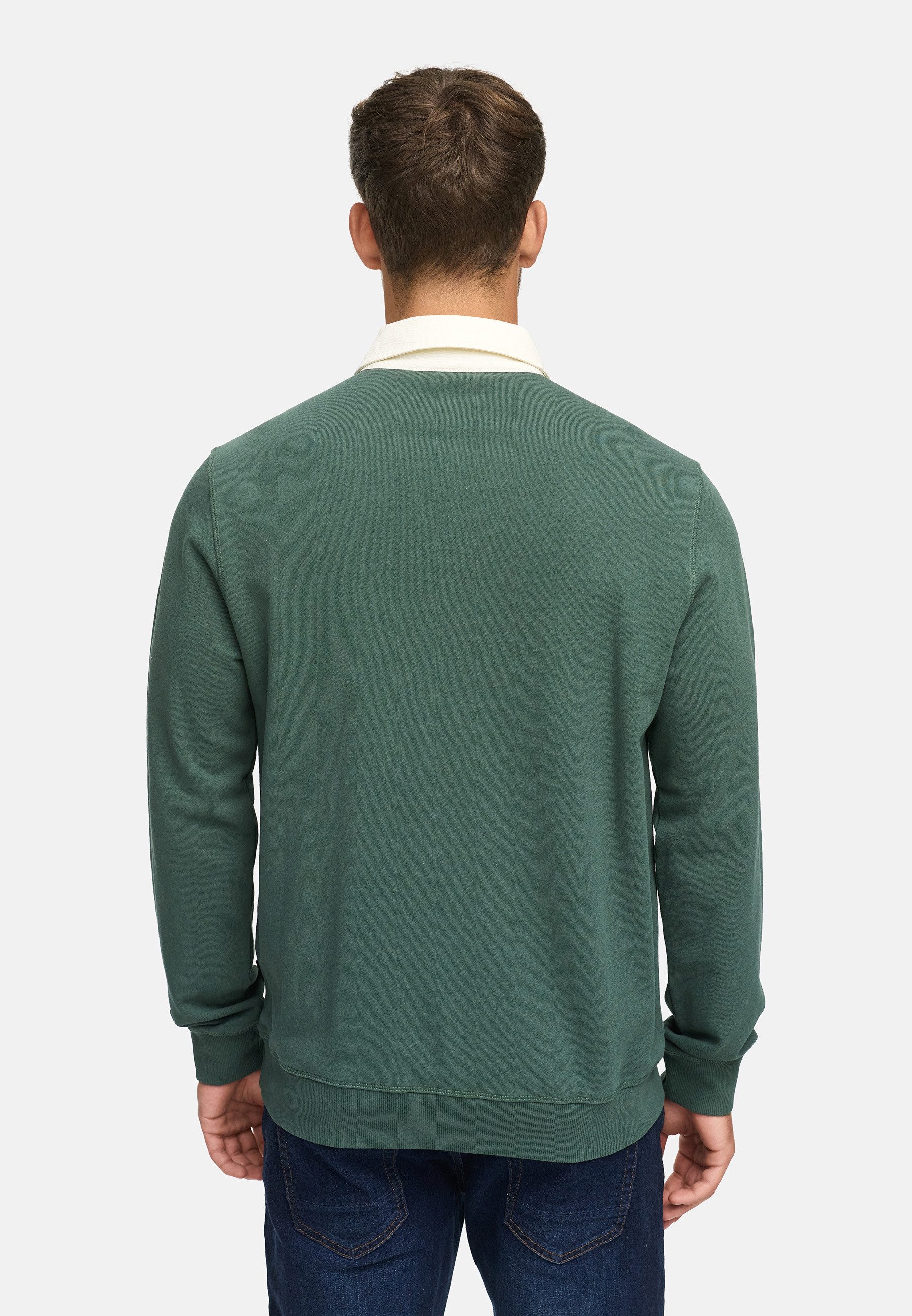 Indicode Sweater Herren INDisnar Sweatshirt Herrenpulli (Sweatshirt) Sweatshirt aus 100% Baumwolle