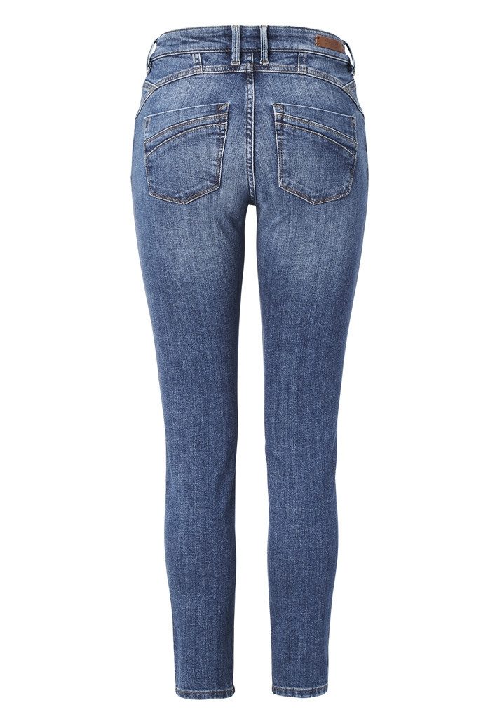 Paddock's Stretch-Jeans PADDOCKS LUCY Saddle Stitch blue dark stone used 60518 6634.4402 -
