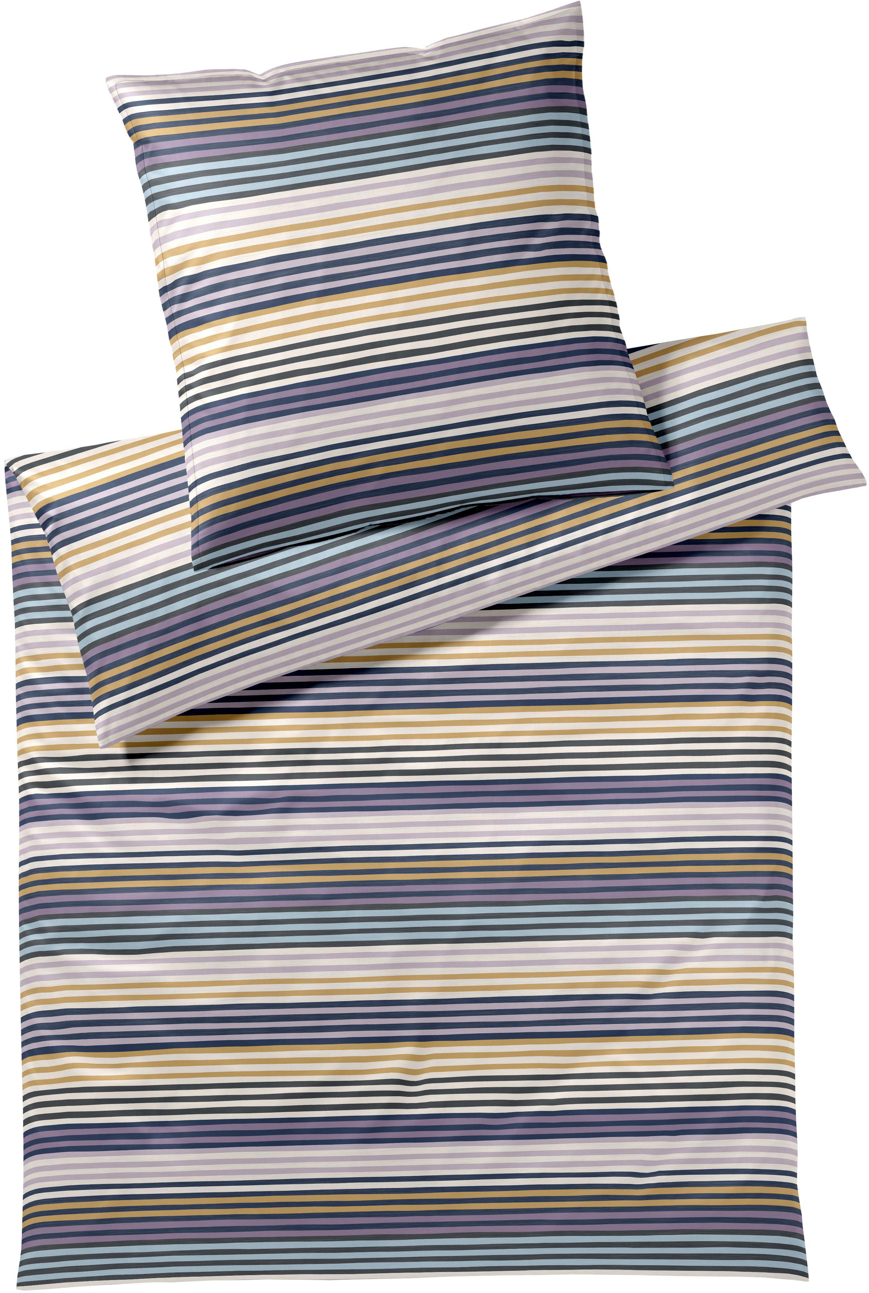 Elegante Bettwäsche Rio, Satin, 2 teilig, angenehmes Hautgefühl