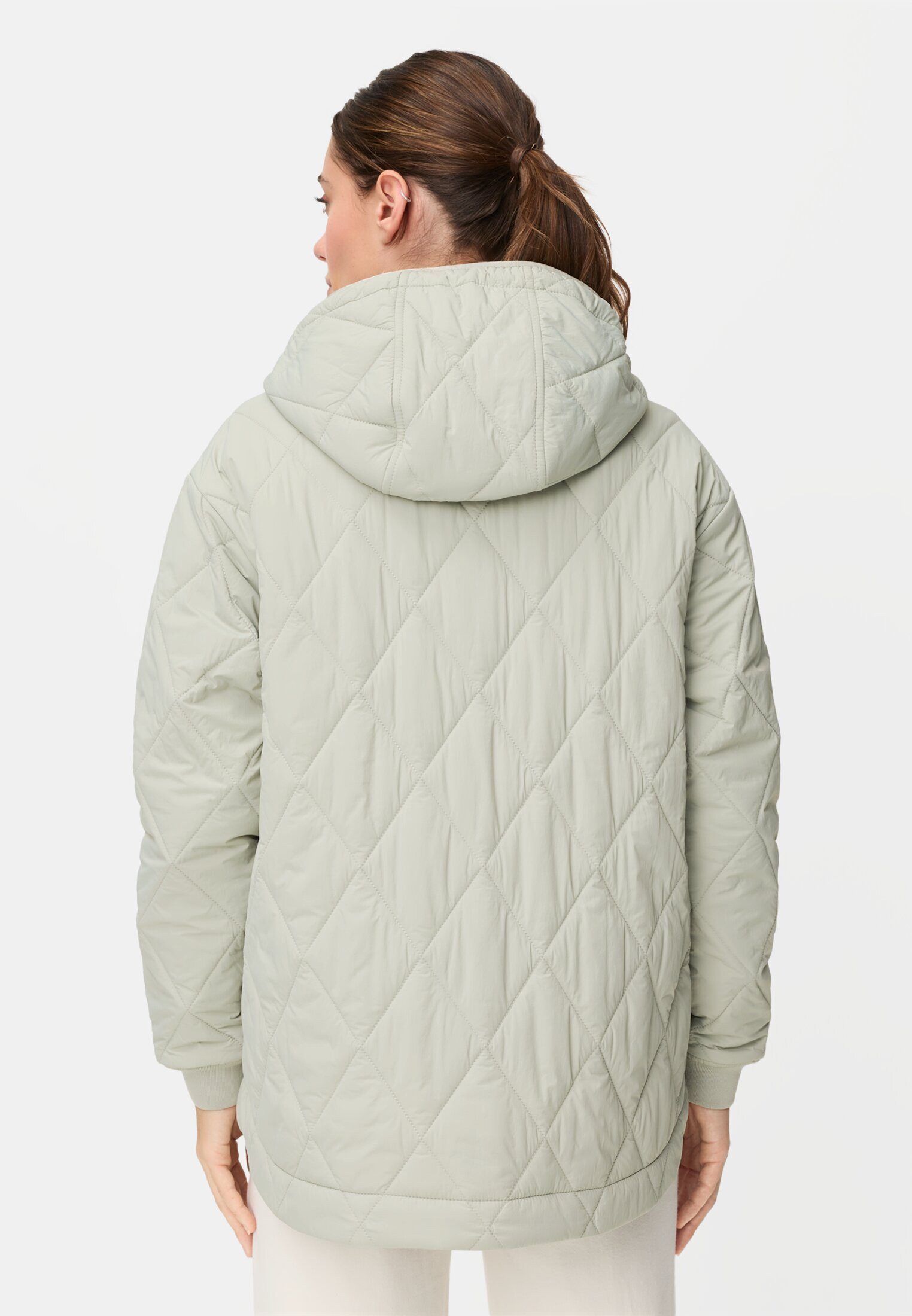 camel active Steppjacke mit Kapuze Langarm Kapuze Markenlabel günstig online kaufen