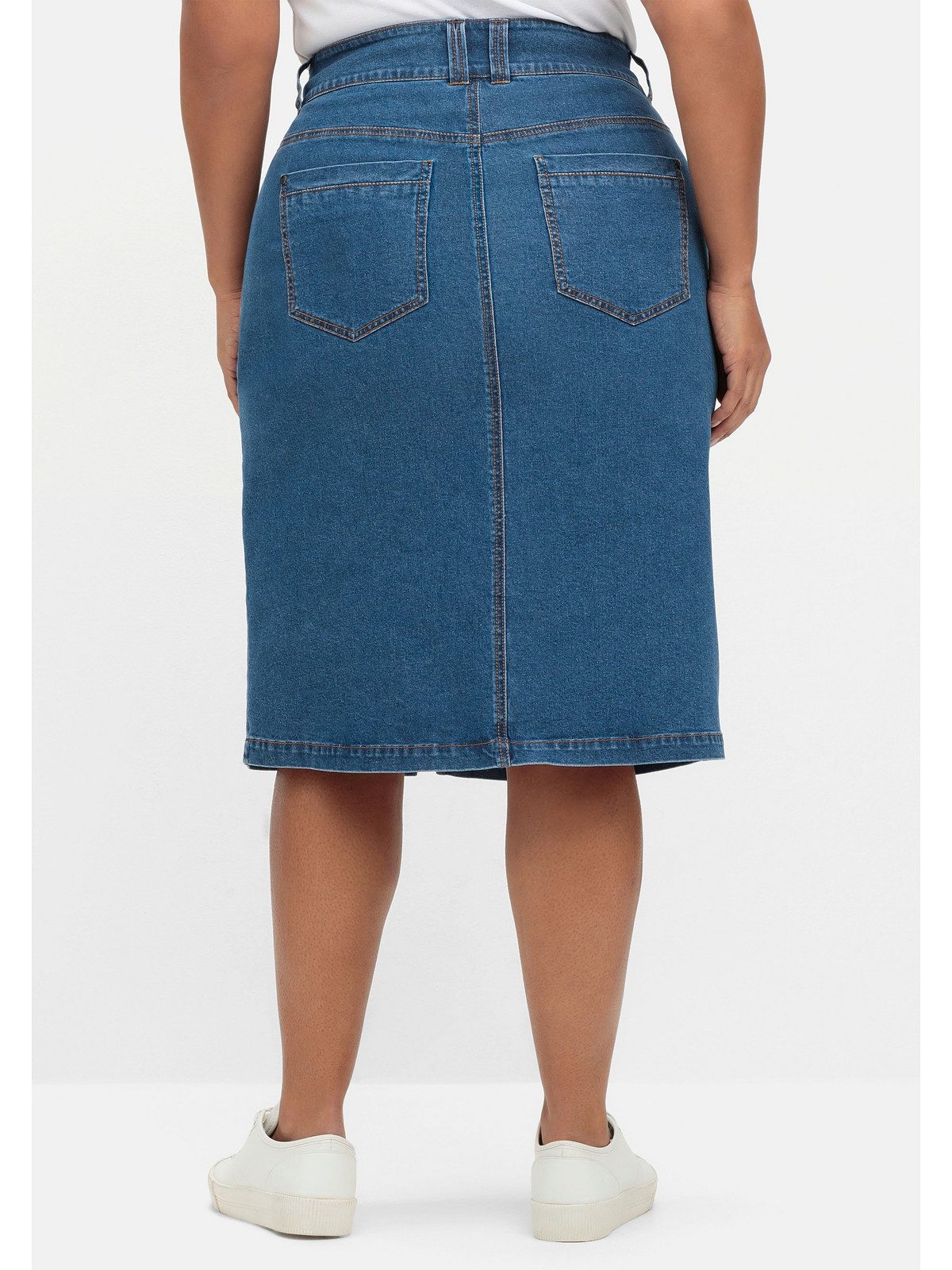 Sheego Jeansrock Große Größen im Curvy-Schnitt MANUELA