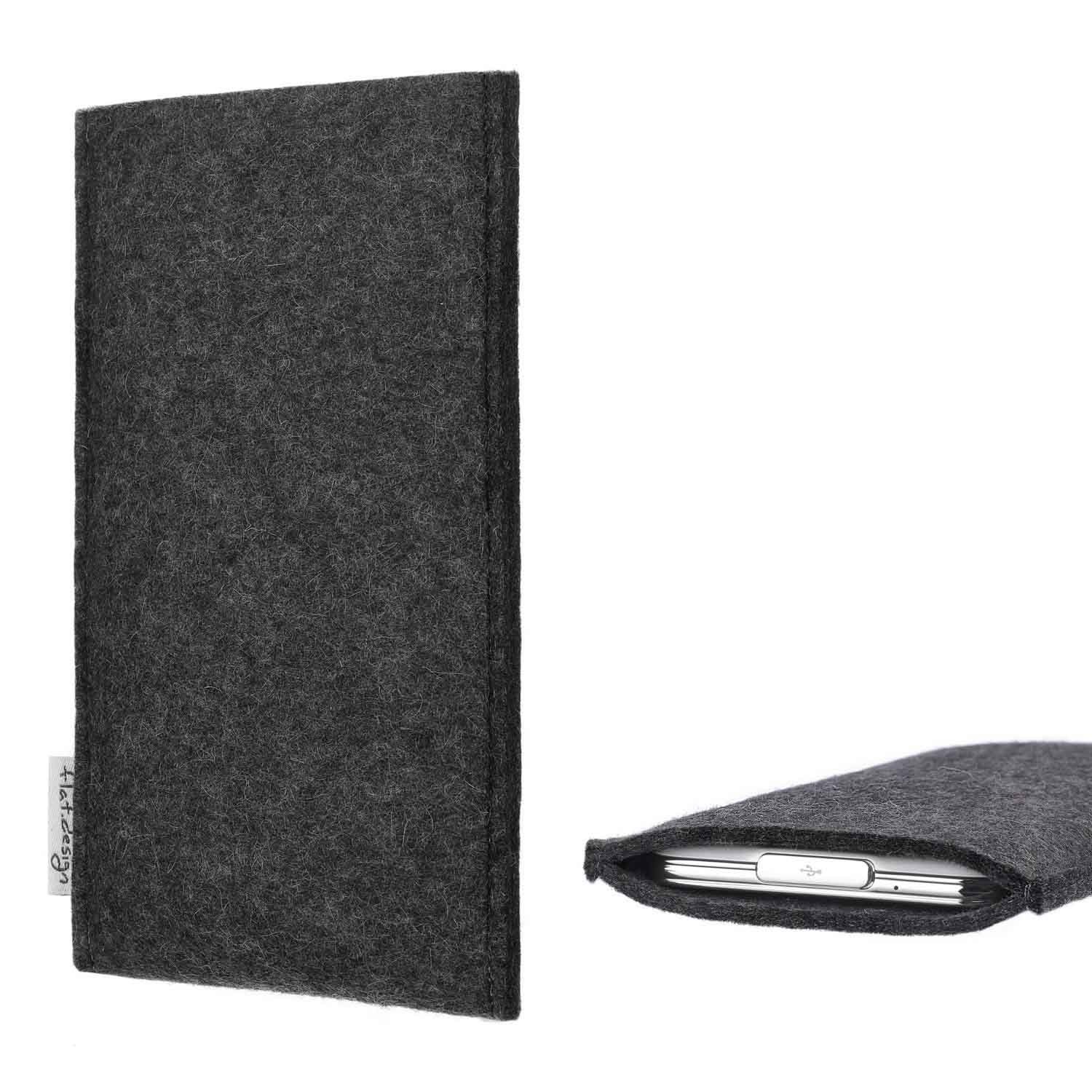 flat.design Handyhülle pflanzlicher Filz (vegan) für BQ Mobile BQ-6868L ...