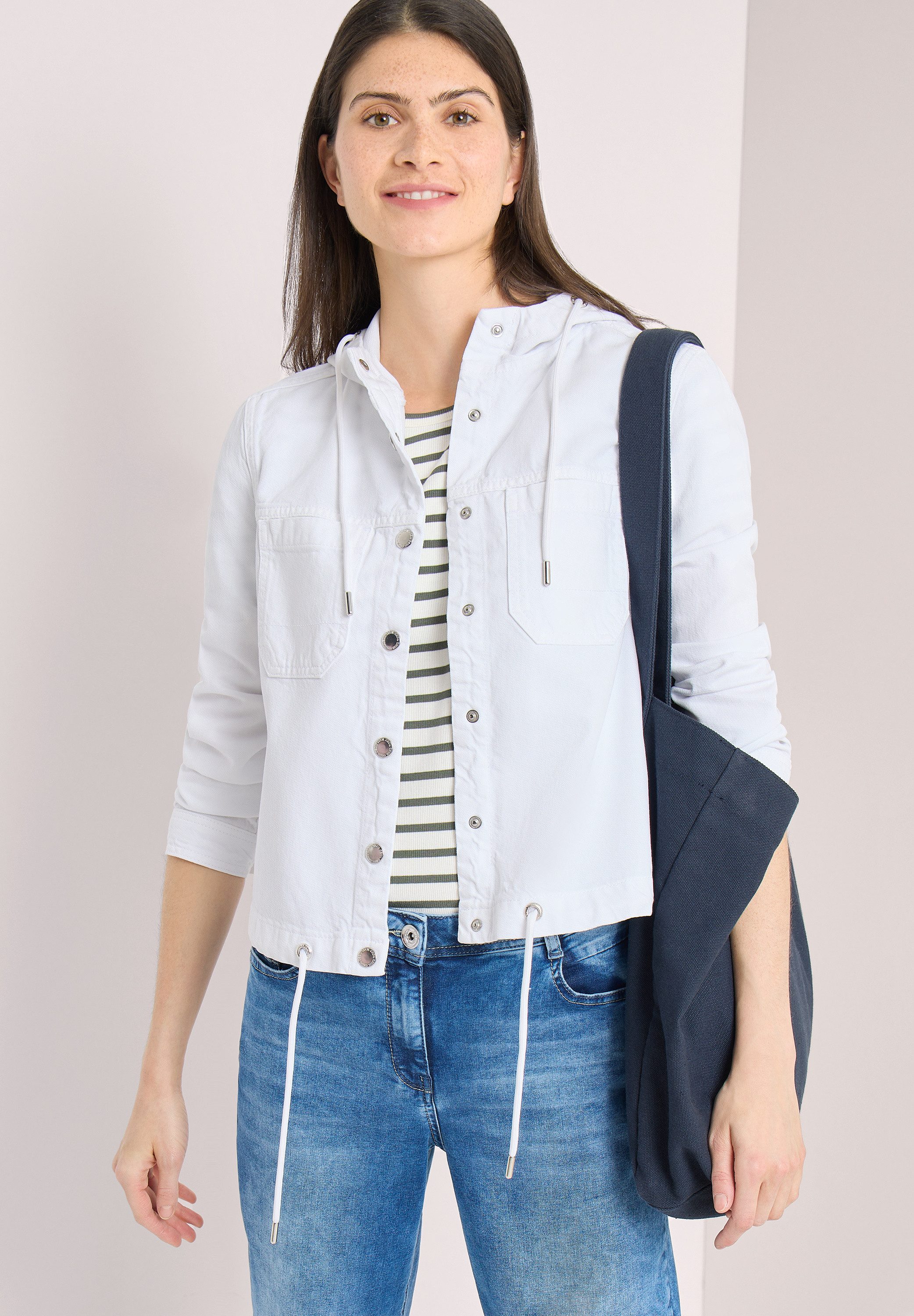 CECIL Jeansjacke in Denim-Optik günstig online kaufen