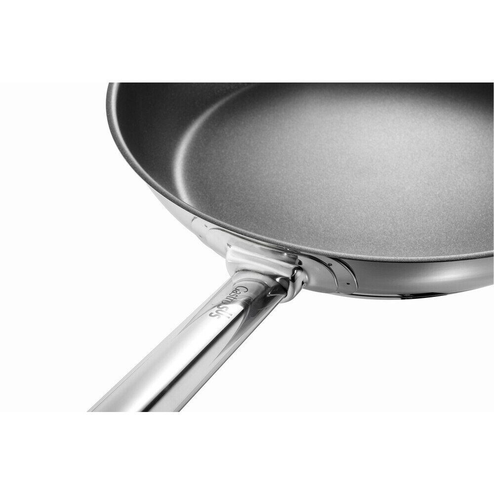 SCHULTE-UFER Bratpfanne Bratpfanne 24 cm Industar, (1-tlg), Edelstahl mit Aluminiumkern, spülmaschinenfest, backofengeeignet – Bild 2 von 5