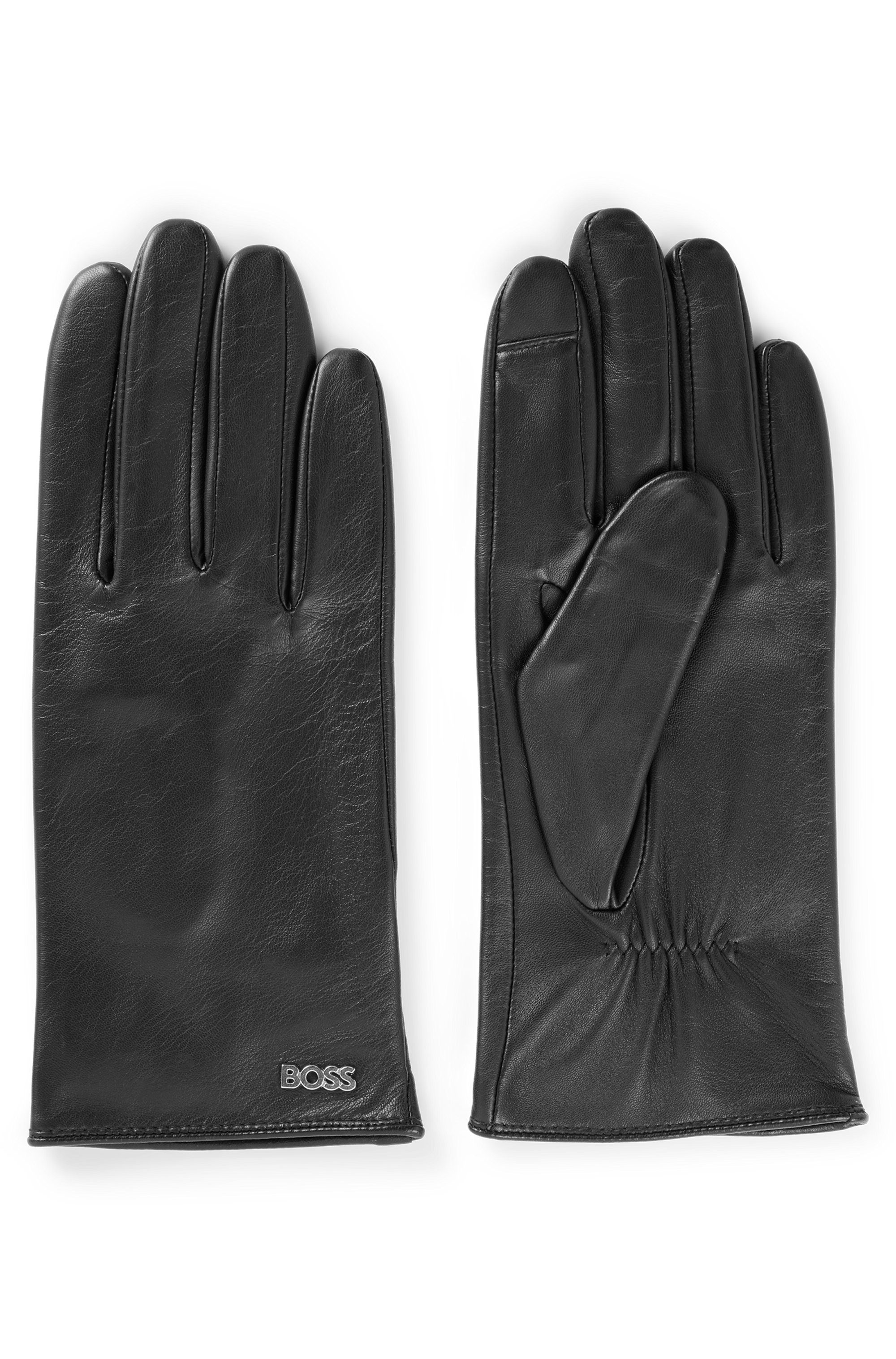 BOSS Lederhandschuhe Gueen-ME mit Touch Tech günstig online kaufen