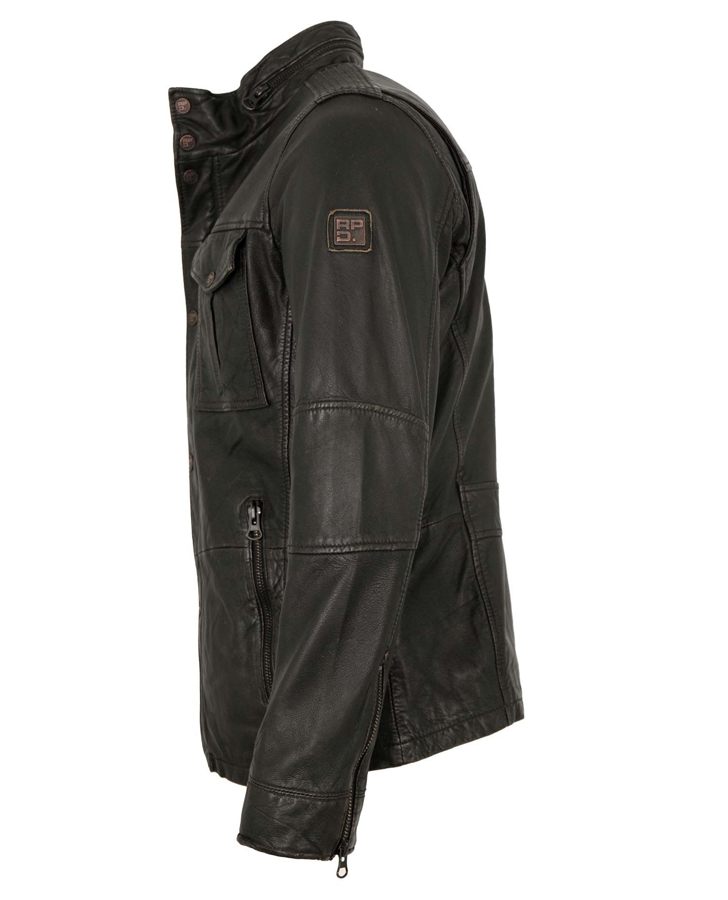 Redpoint Lederjacke Ranger Redpoint - Herren Lederjacke Lammnappa holzkohle günstig online kaufen