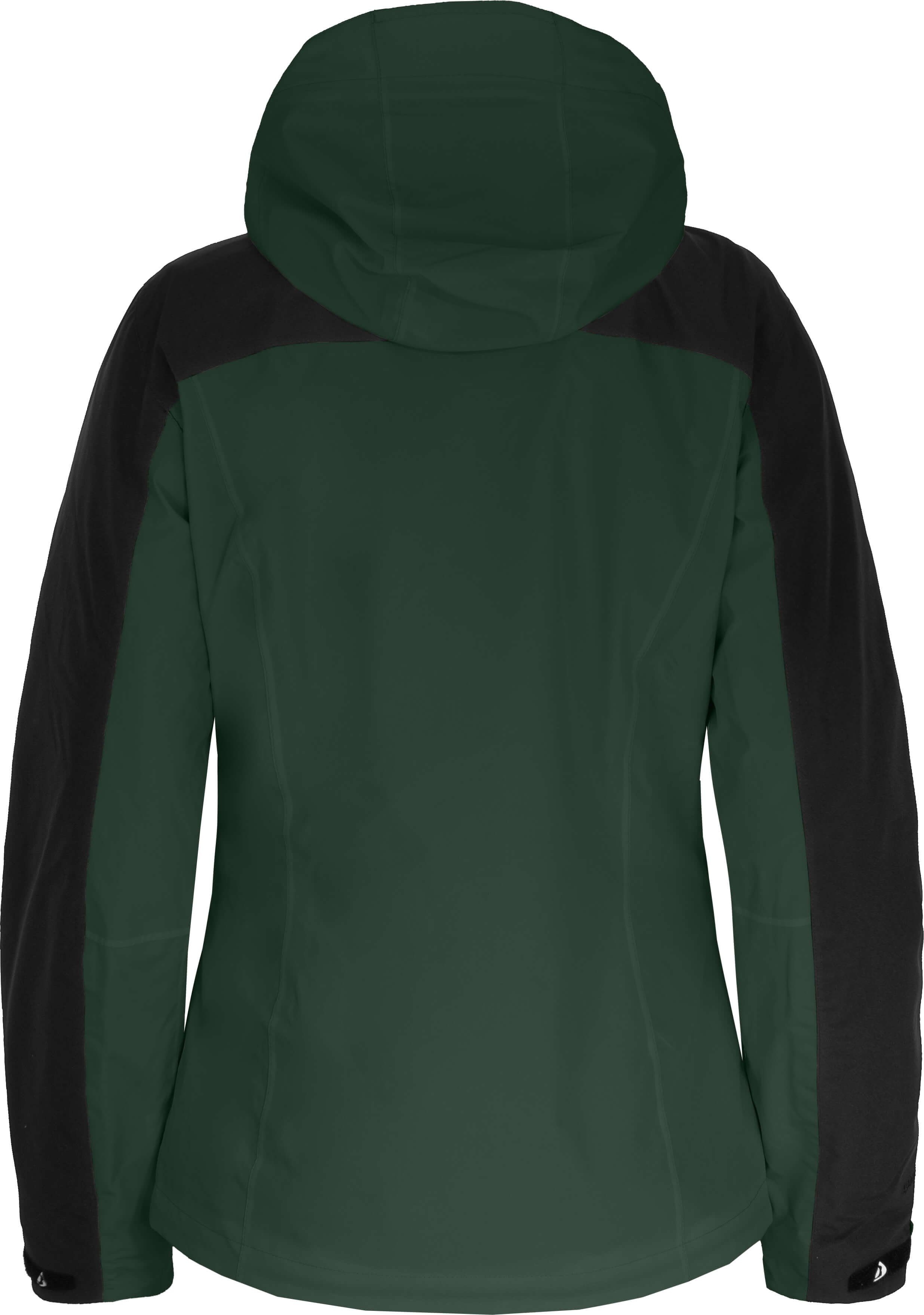 Bergson Outdoorjacke KURRIKA Doppeljacke Damen mm dunkel grün Wassersäule, Innenjacke, Fleece 20000 Regenjacke, Normalgrößen