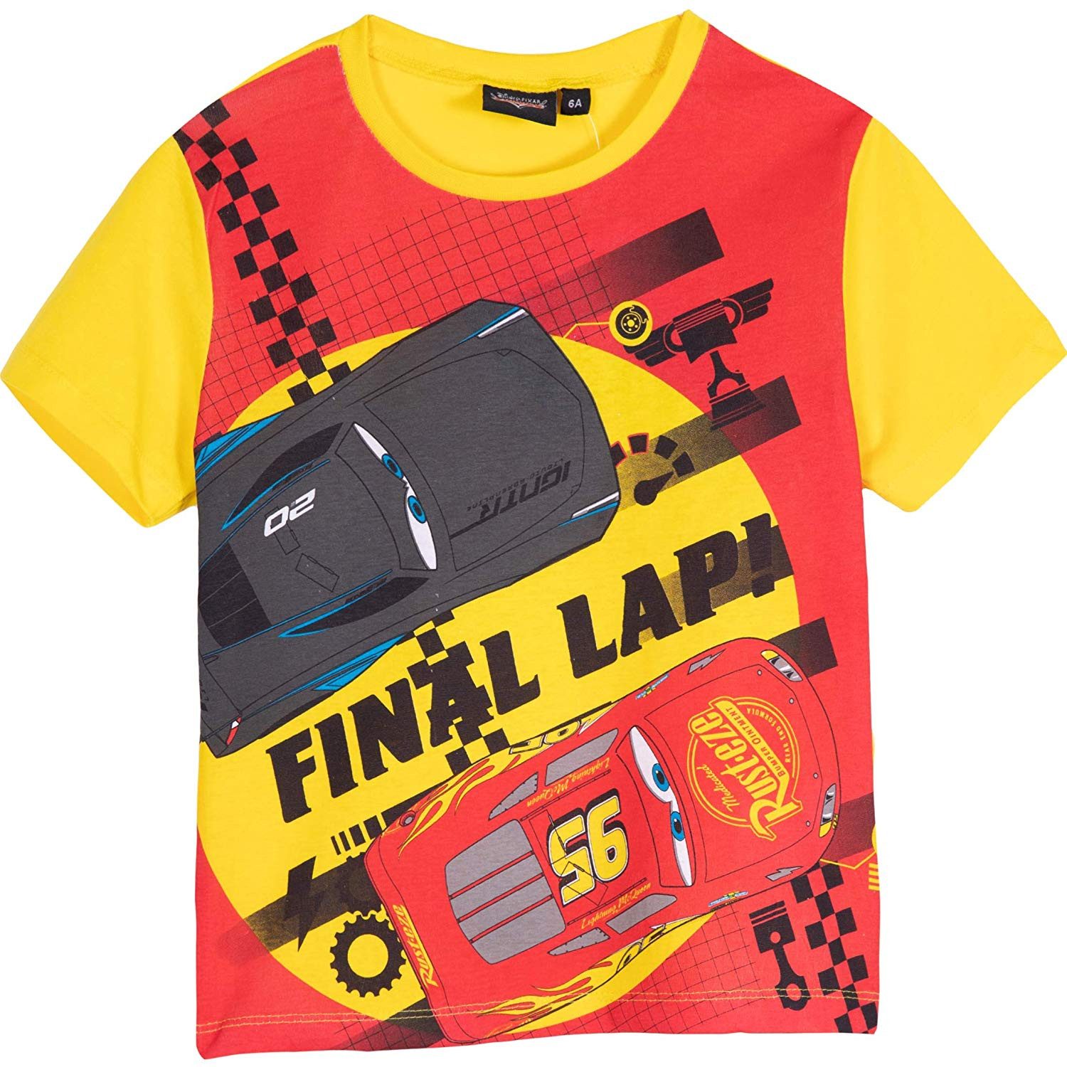 Disney Cars Print-Shirt CARS Kinder T-Shirt Jungen Shirt Lightning MCQUEEN 3-8 Jahre Cars Kinder T-Shirt