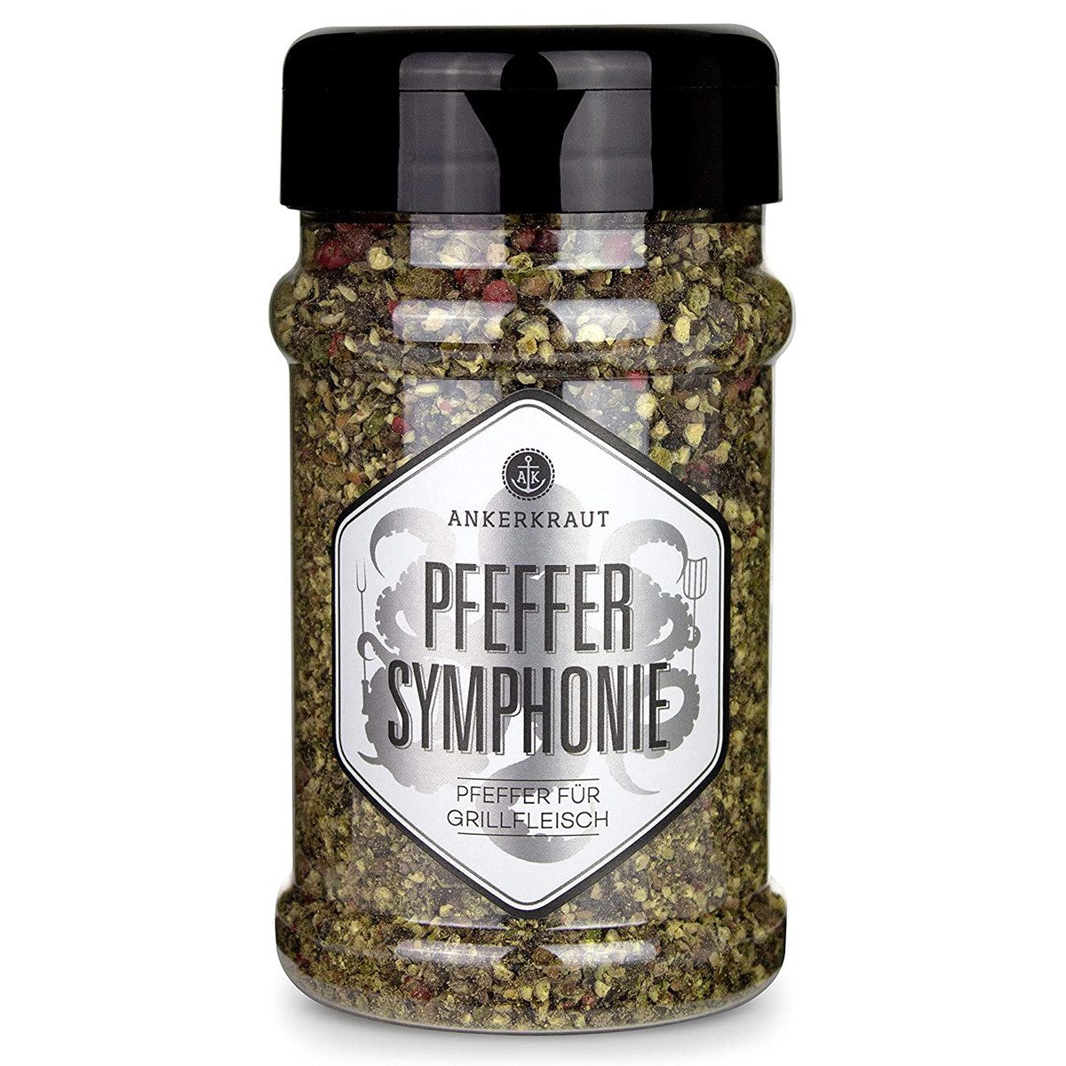 Ankerkraut Gewürz, Ankerkraut Pfeffer Symphonie Pfeffer Mischung für Grillfleisch 160g